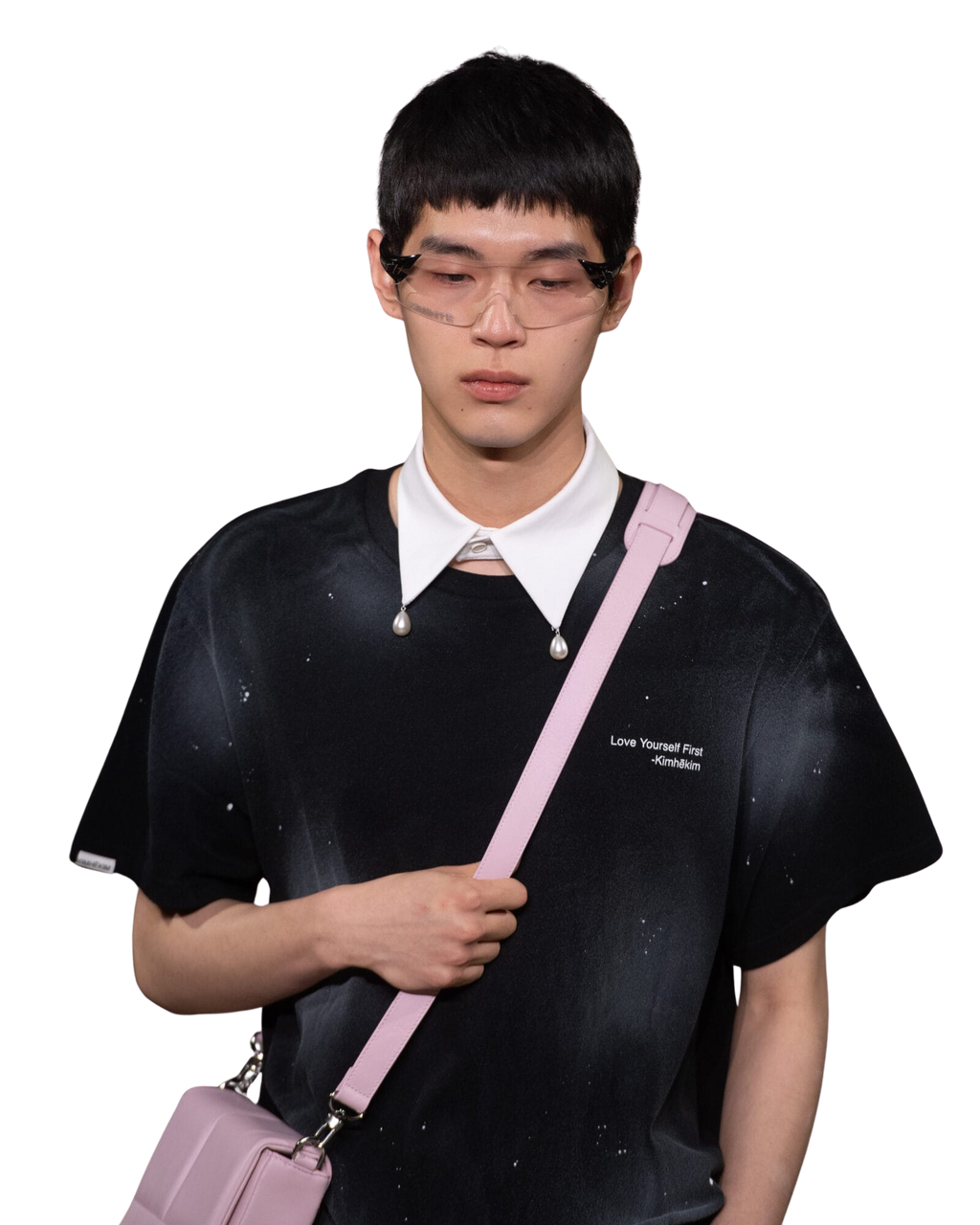 Kimhe Kim - Spray Dyed T-Shirt (Black) product image 4 | TRAB K-Fashion Australia