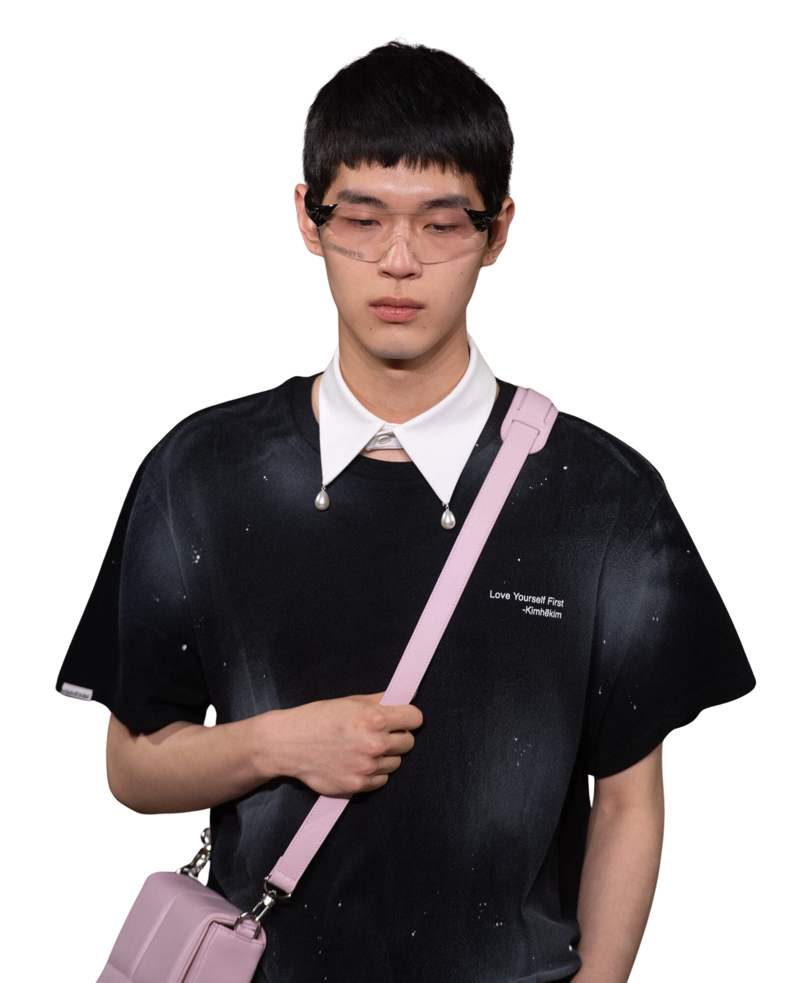 Kimhe Kim - Spray Dyed T-Shirt (Black) product image 4 | TRAB K-Fashion Australia