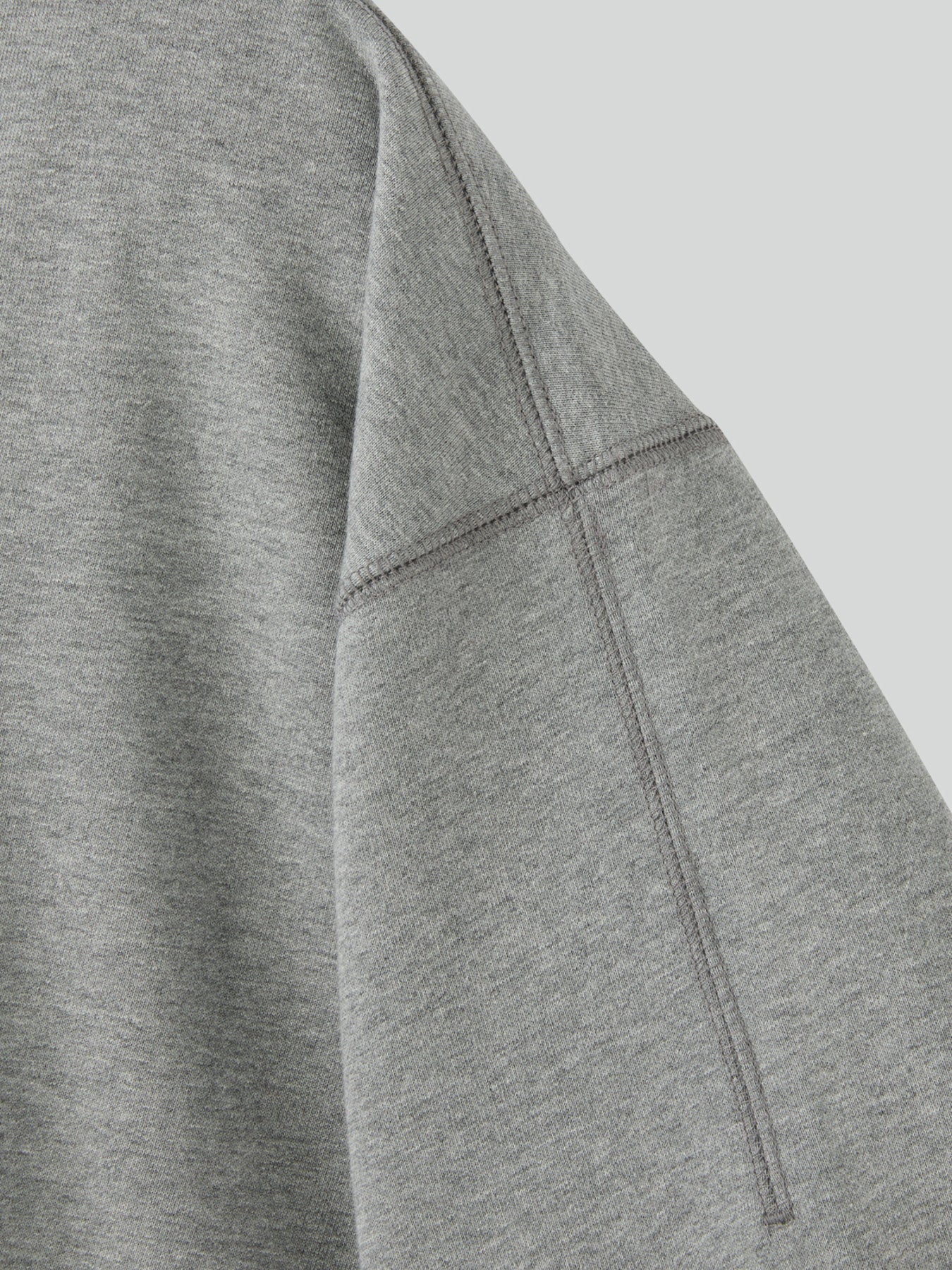 Recto - Back Logo V-Neck Sweatshirt (Melange Grey) product image 5 | TRAB K-Fashion Australia