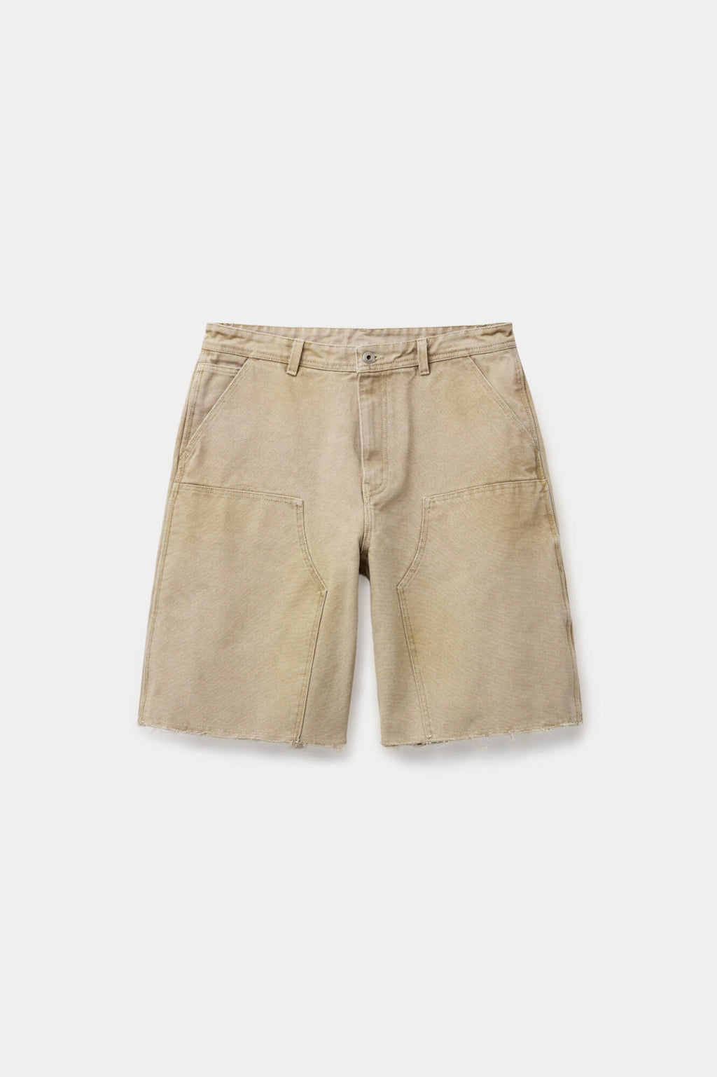 Coor - Over Dyed Bermuda Double Knee Pants (Washed Beige) product image 1 | TRAB K-Fashion Australia