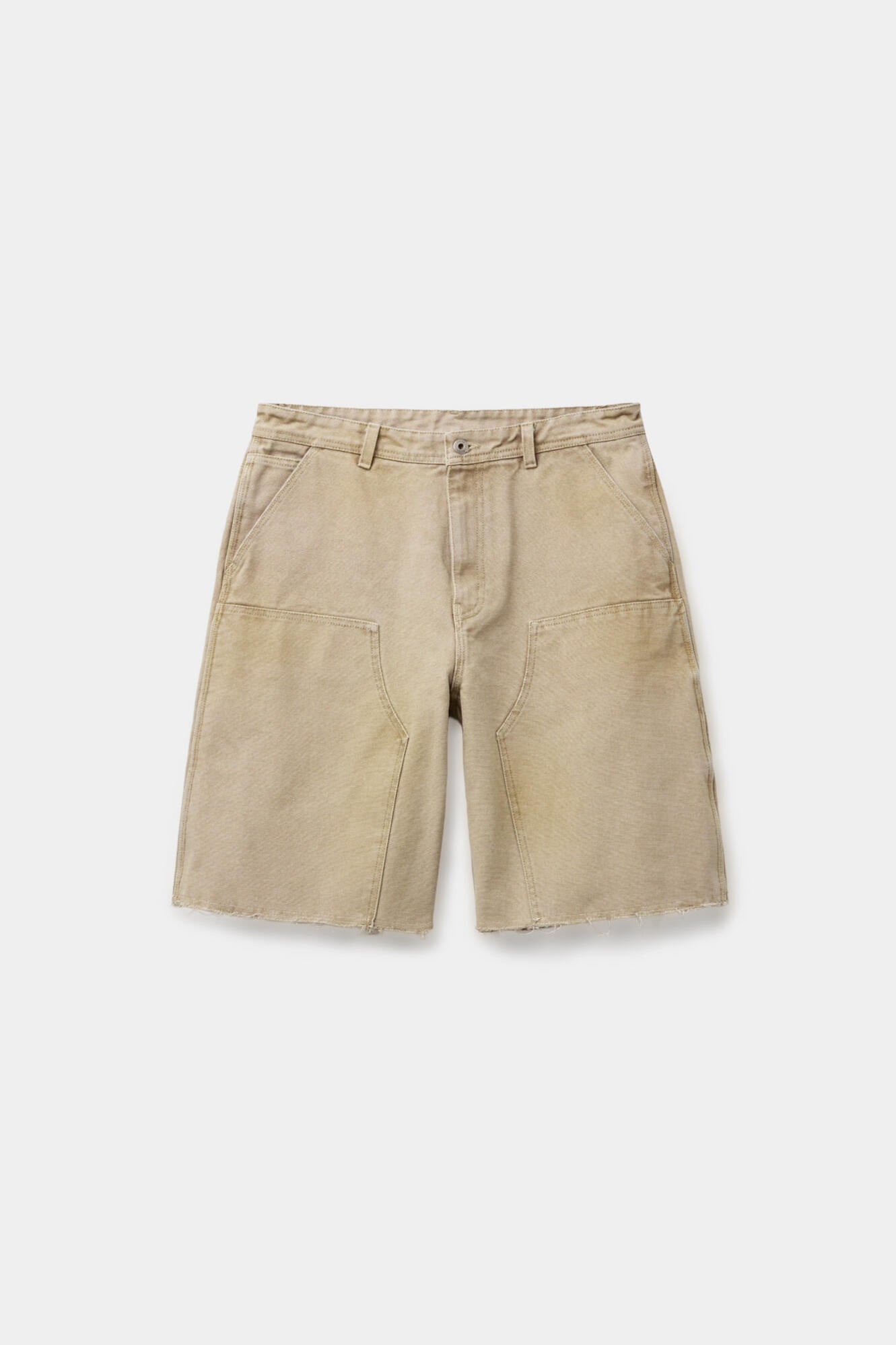 Coor - Over Dyed Bermuda Double Knee Pants (Washed Beige) product image 1 | TRAB K-Fashion Australia