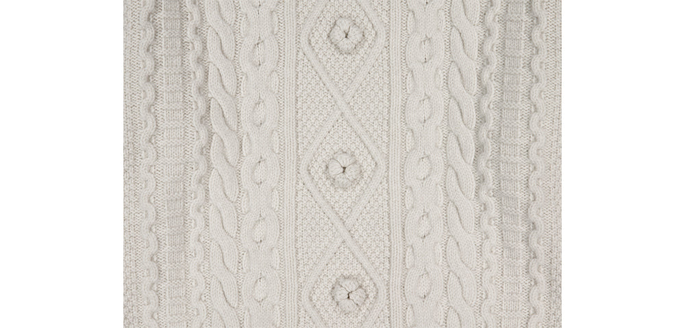 Coyseio - Pompom Cable Knit (Ivory) product image 11 | TRAB K-Fashion Australia
