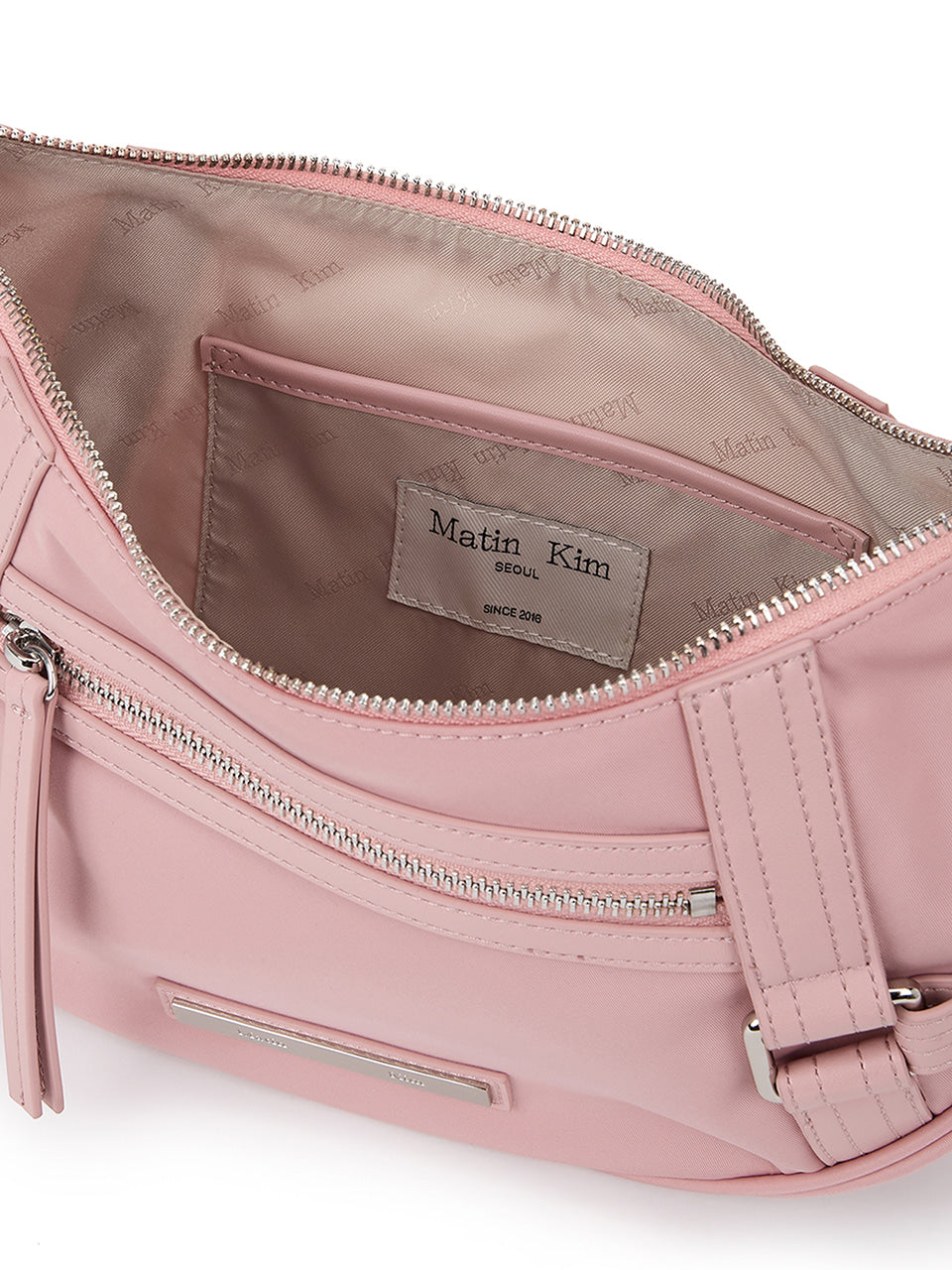 Matin Kim - Fabric Arc Hobo Bag (Light Pink) product image 5 | TRAB K-Fashion Australia