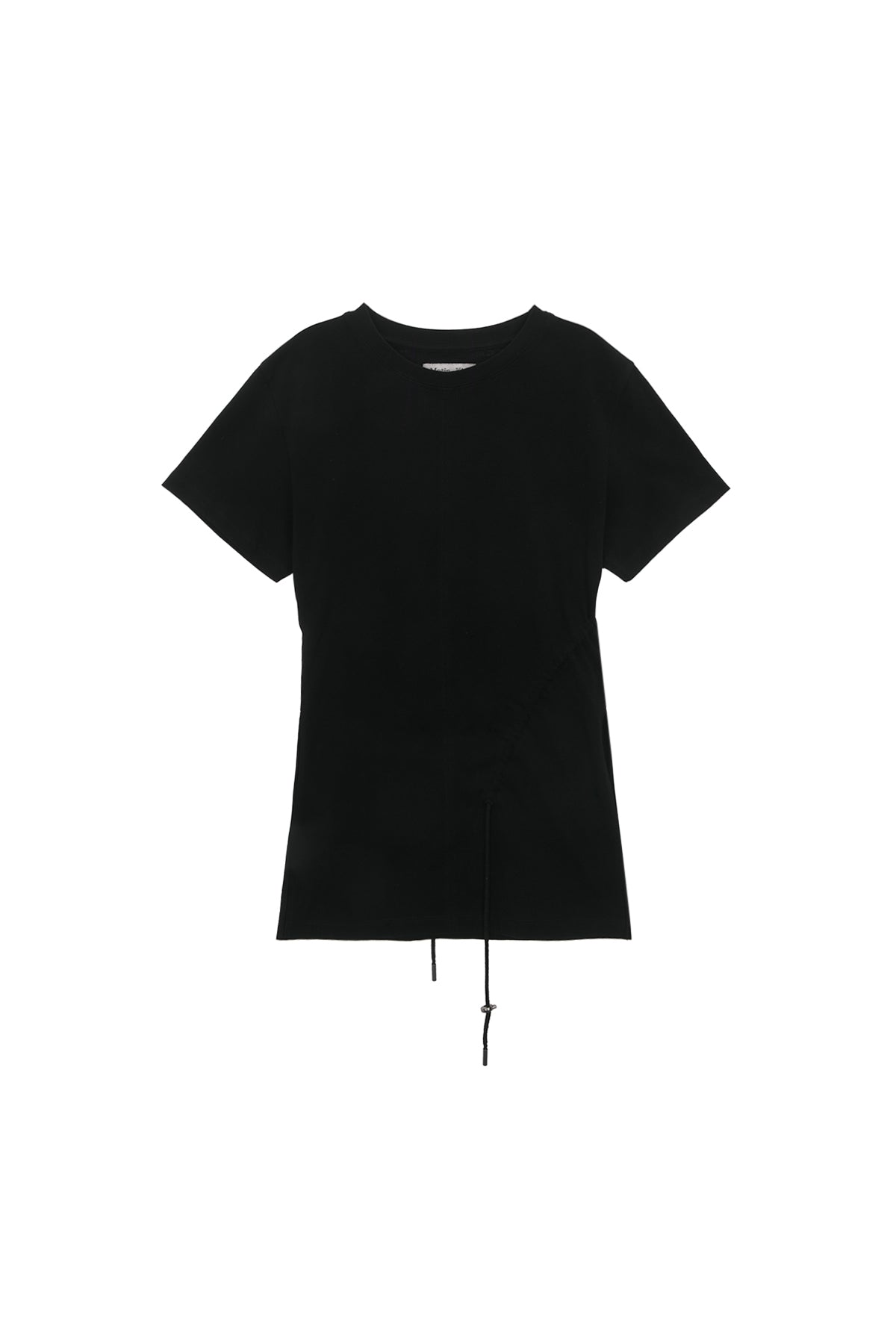 Matin Kim - String Slit Detail Top (Black) product image 3 | TRAB K-Fashion Australia