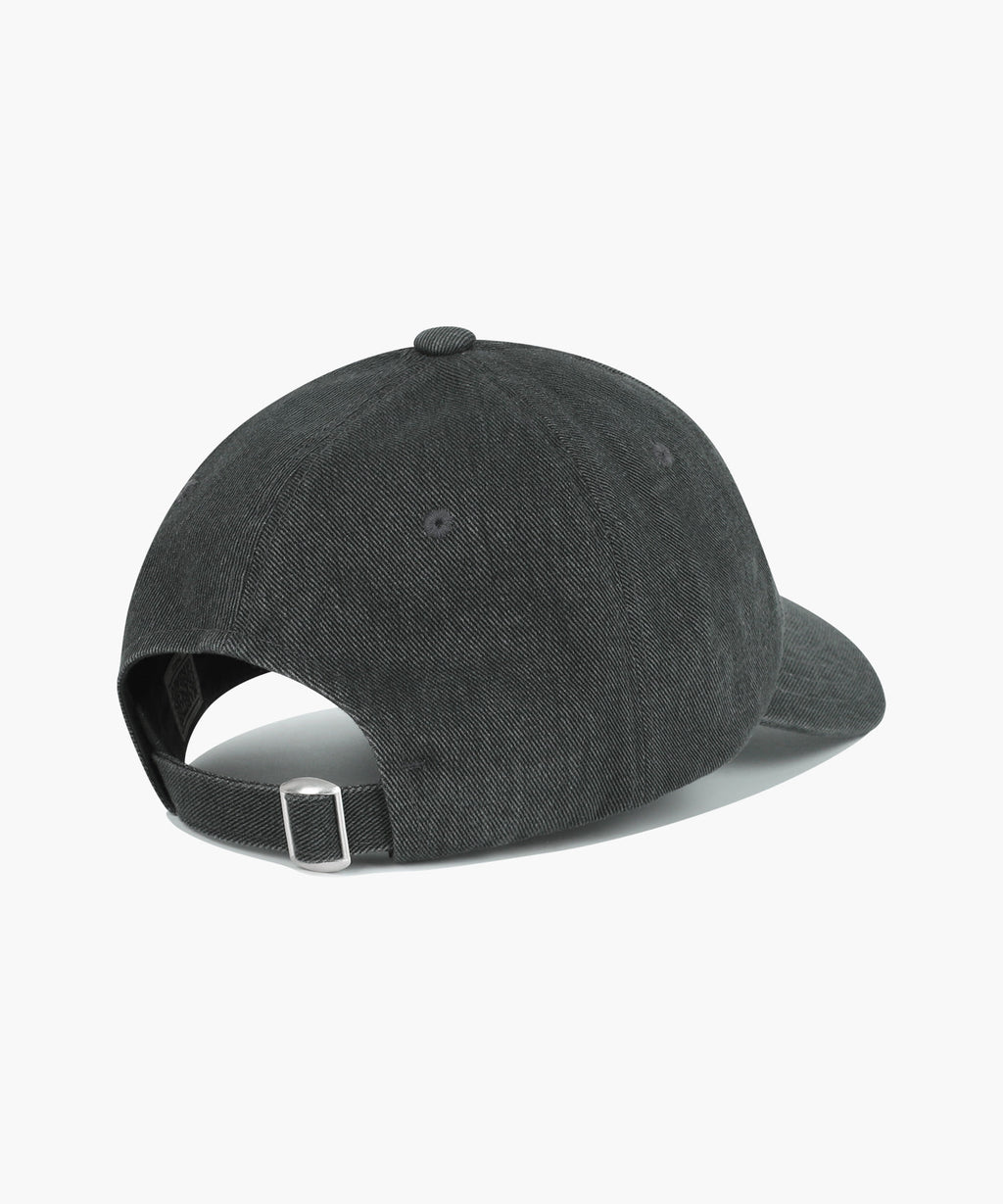Marithe & Francois Girbaud - Applique Washed Small Classic Logo Cap (Washed Black) product image 2 | TRAB K-Fashion Australia