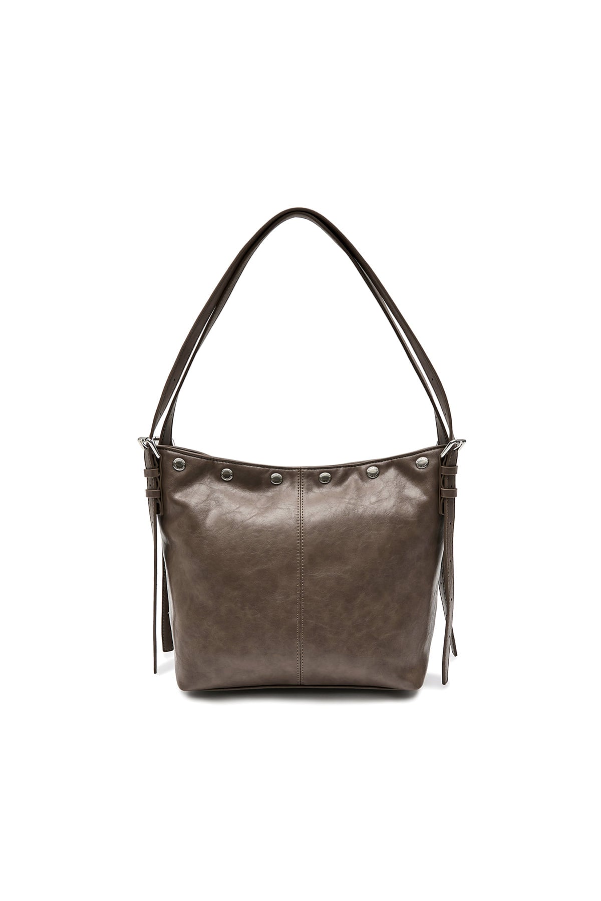 Matin Kim - Matin Stud Point Small Shoulder Bag (Cocoa) product image 2 | TRAB K-Fashion Australia