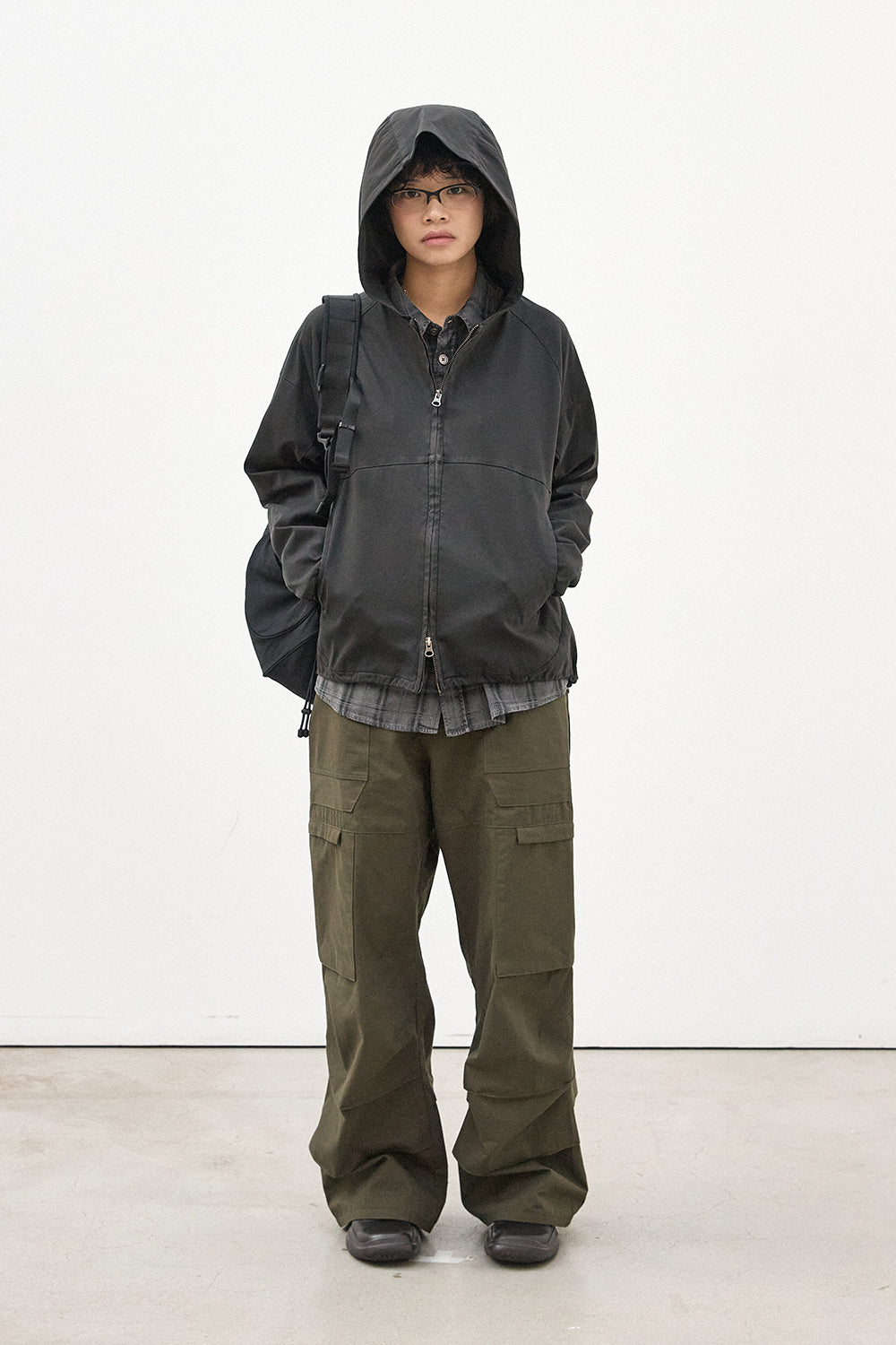 Hatchingroom - Silket Hoodie Dyed Dark (Green) product image 10 | TRAB K-Fashion Australia
