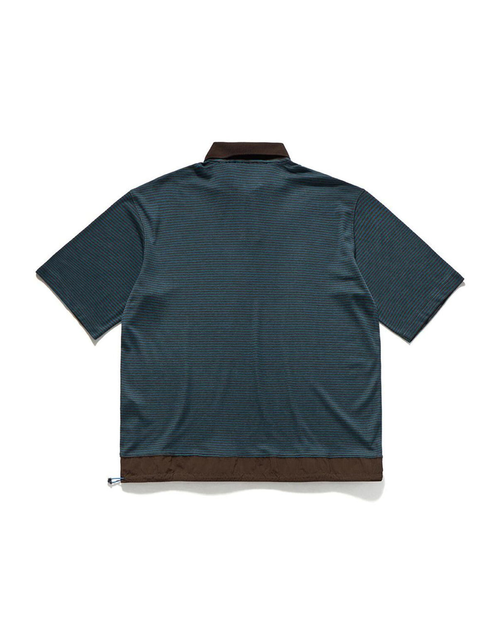 Eastlogue - Functional Relaxed Polo Shirt (Brown Stripe) product image 6 | TRAB K-Fashion Australia