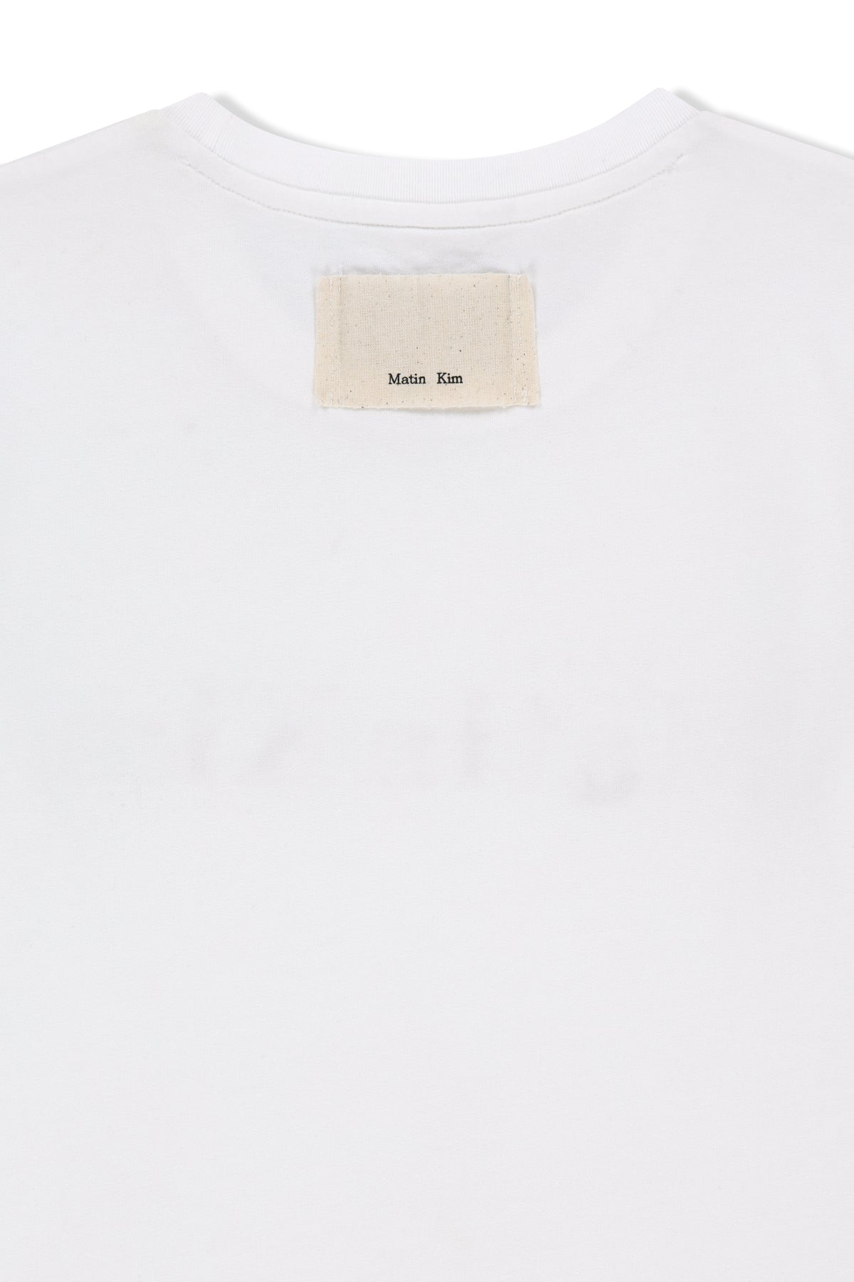 Matin Kim - Applique Logo Slim Top (White) product image 5 | TRAB K-Fashion Australia