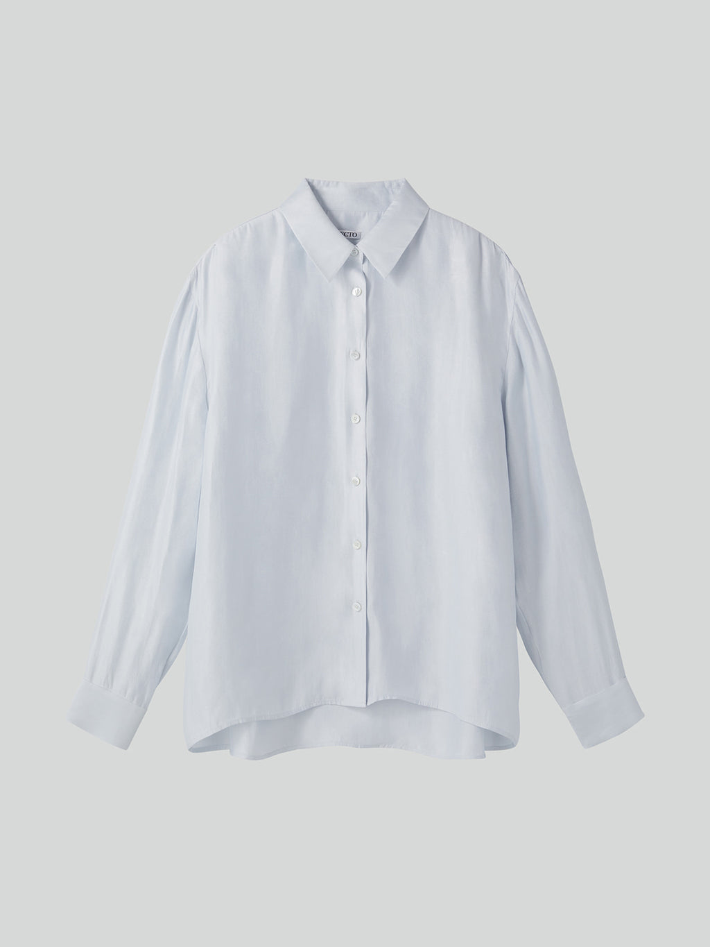 Recto - Oversized Sheer Shirt (White Grey) product image 5 | TRAB K-Fashion Australia