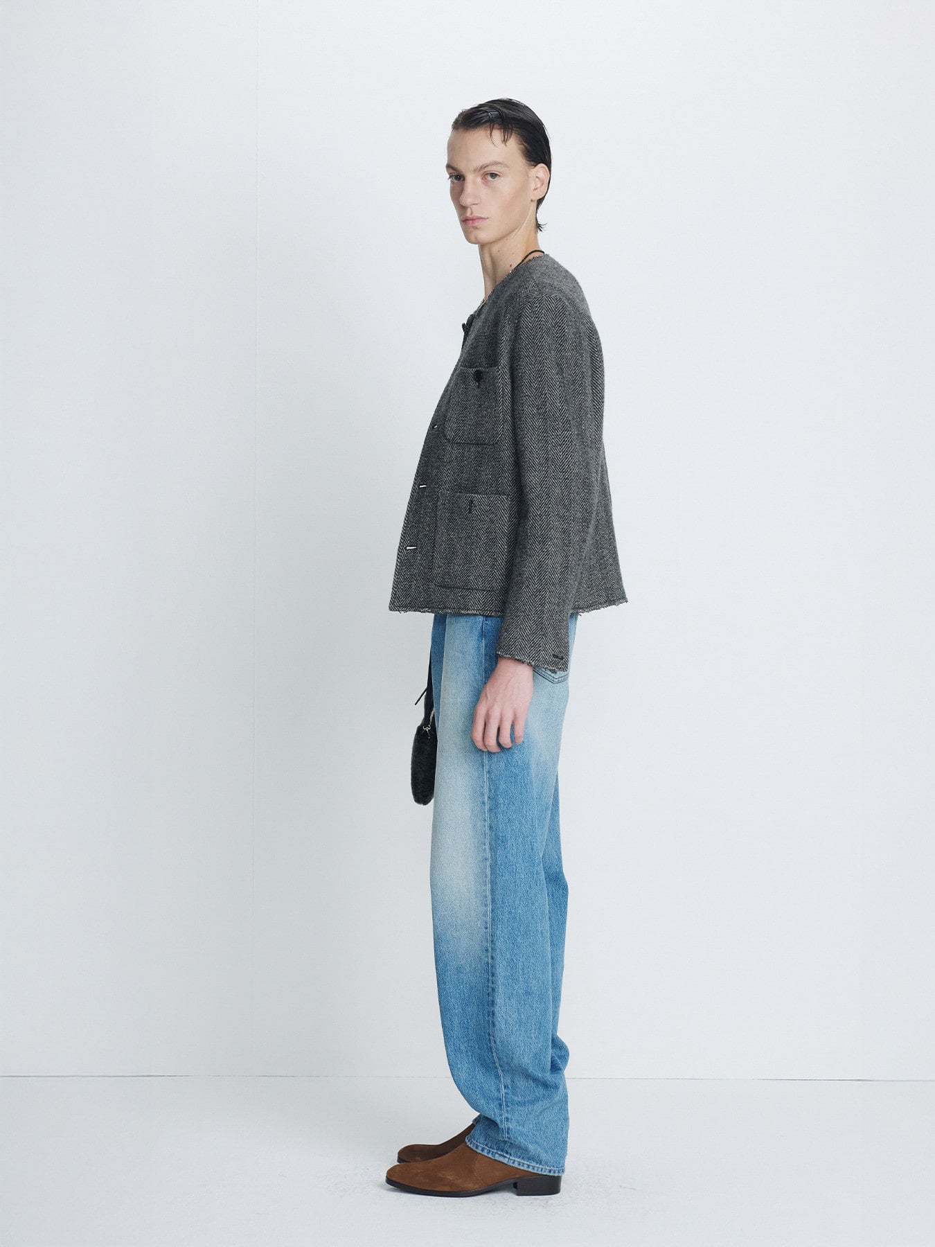 Tonywack - Loose Tapered Denim Jeans (Vintage Washed Blue) product image 6 | TRAB K-Fashion Australia