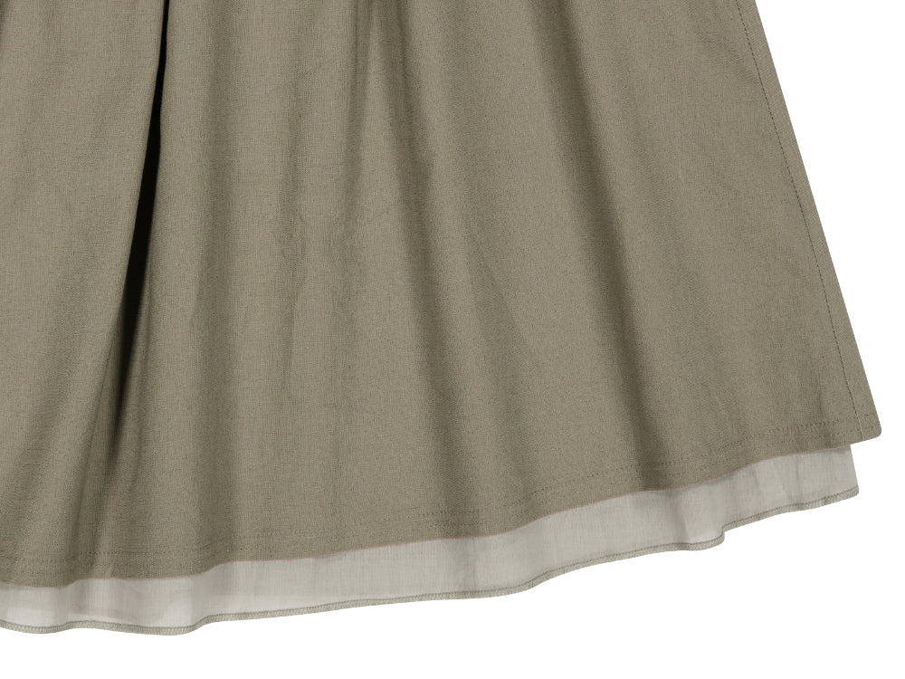 Coyseio - Strap Shirring Skirt (Ash Brown) product image 17 | TRAB K-Fashion Australia