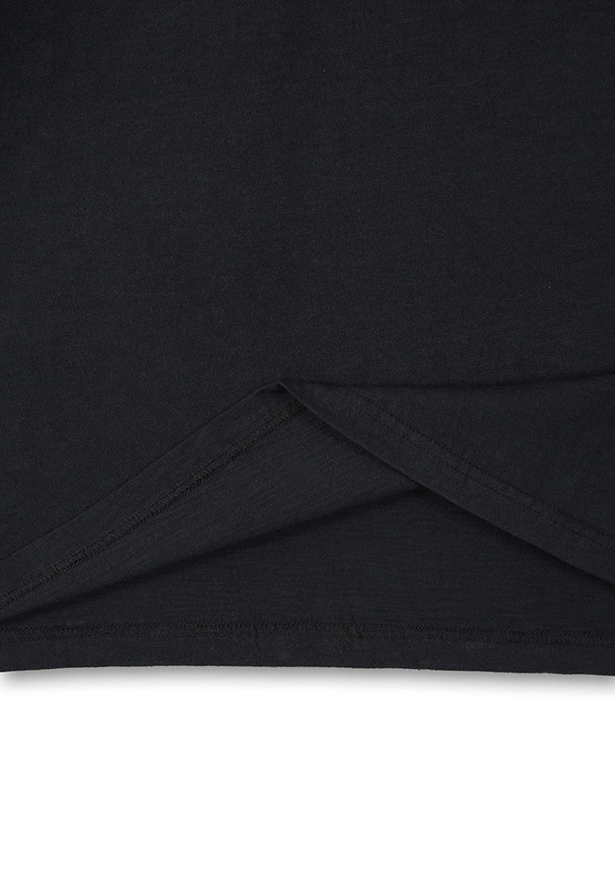 Art if acts - Garment Dyed Henley Long Sleeve (Black) product image 9 | TRAB K-Fashion Australia