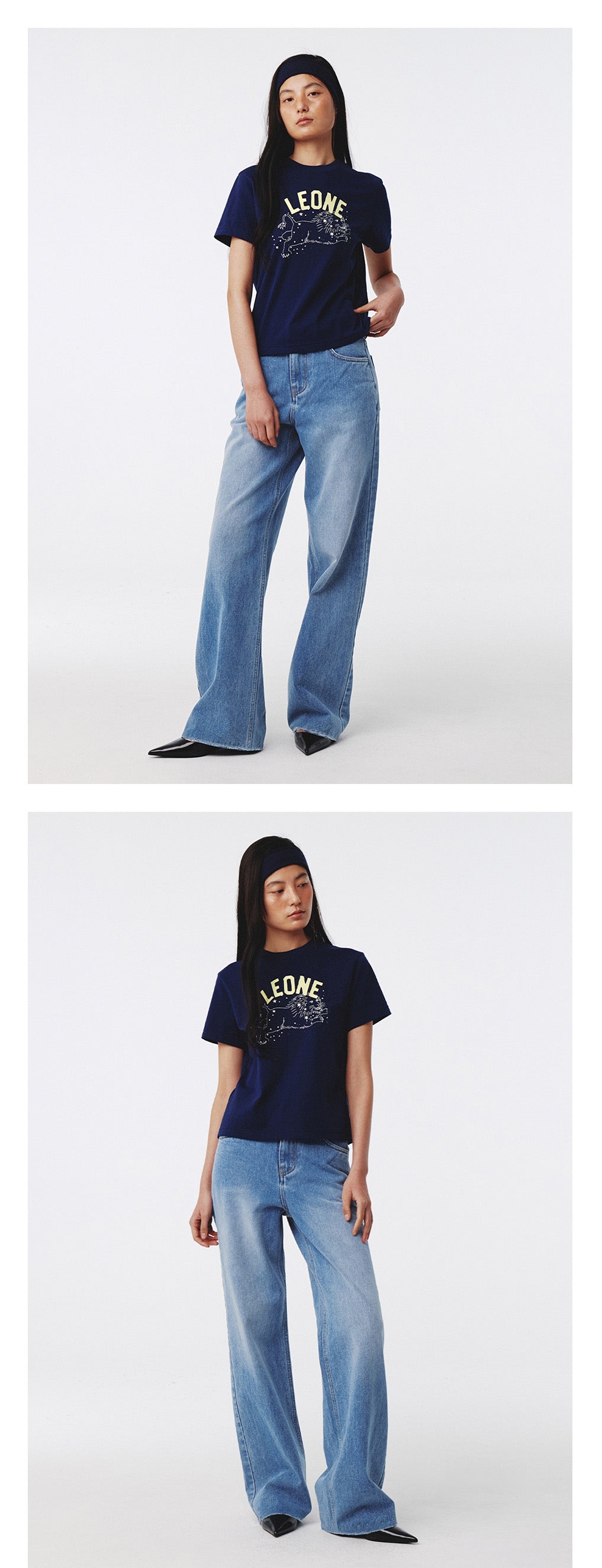 Kijun - Leone Tee (Navy) product image 1 | TRAB K-Fashion Australia