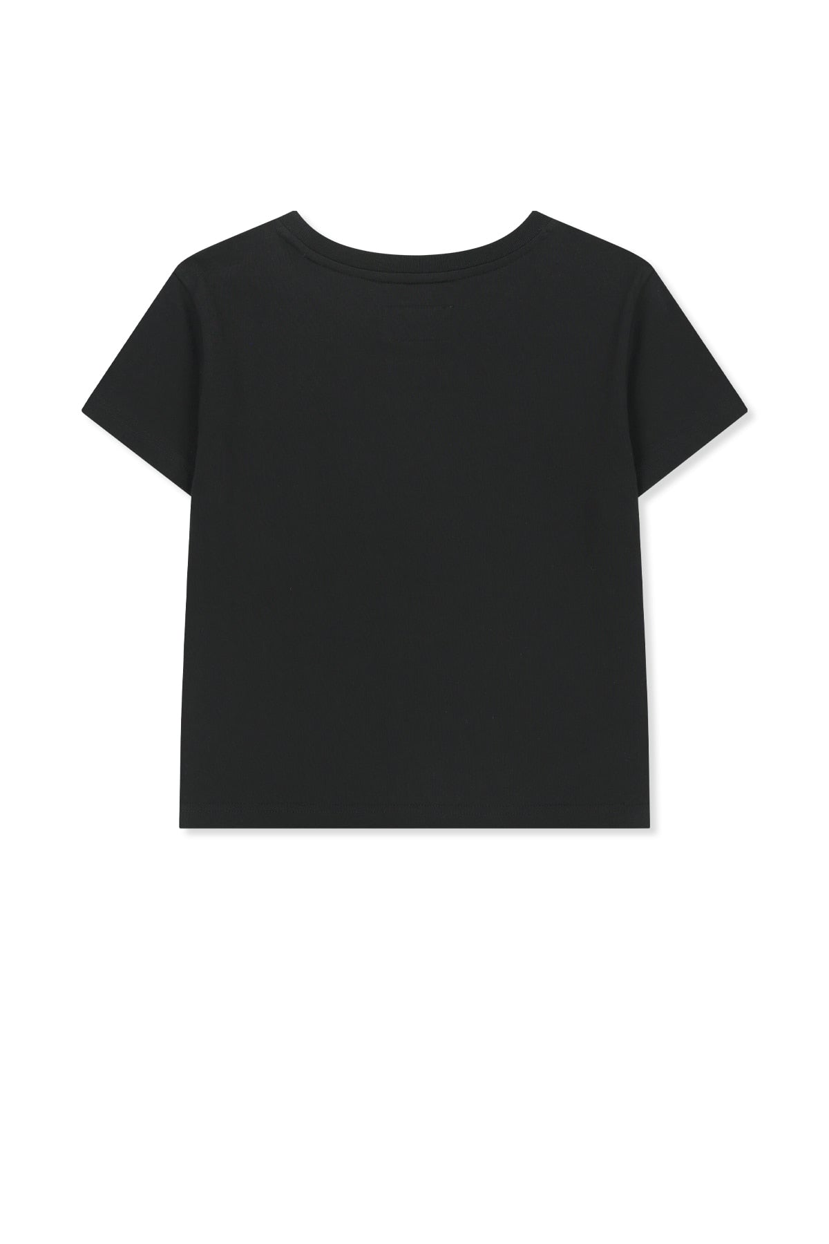 Matin Kim - Matin Kim Arch Logo Crop Top (Black) product image 2 | TRAB K-Fashion Australia