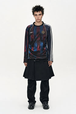 Andersson Bell - Reworked Football Long Sleeve T-Shirt (Multi) product image 1 | TRAB K-Fashion Australia