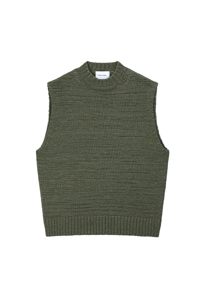 Art if acts - Tape Knit Vest (Khaki) product image 6 | TRAB K-Fashion Australia