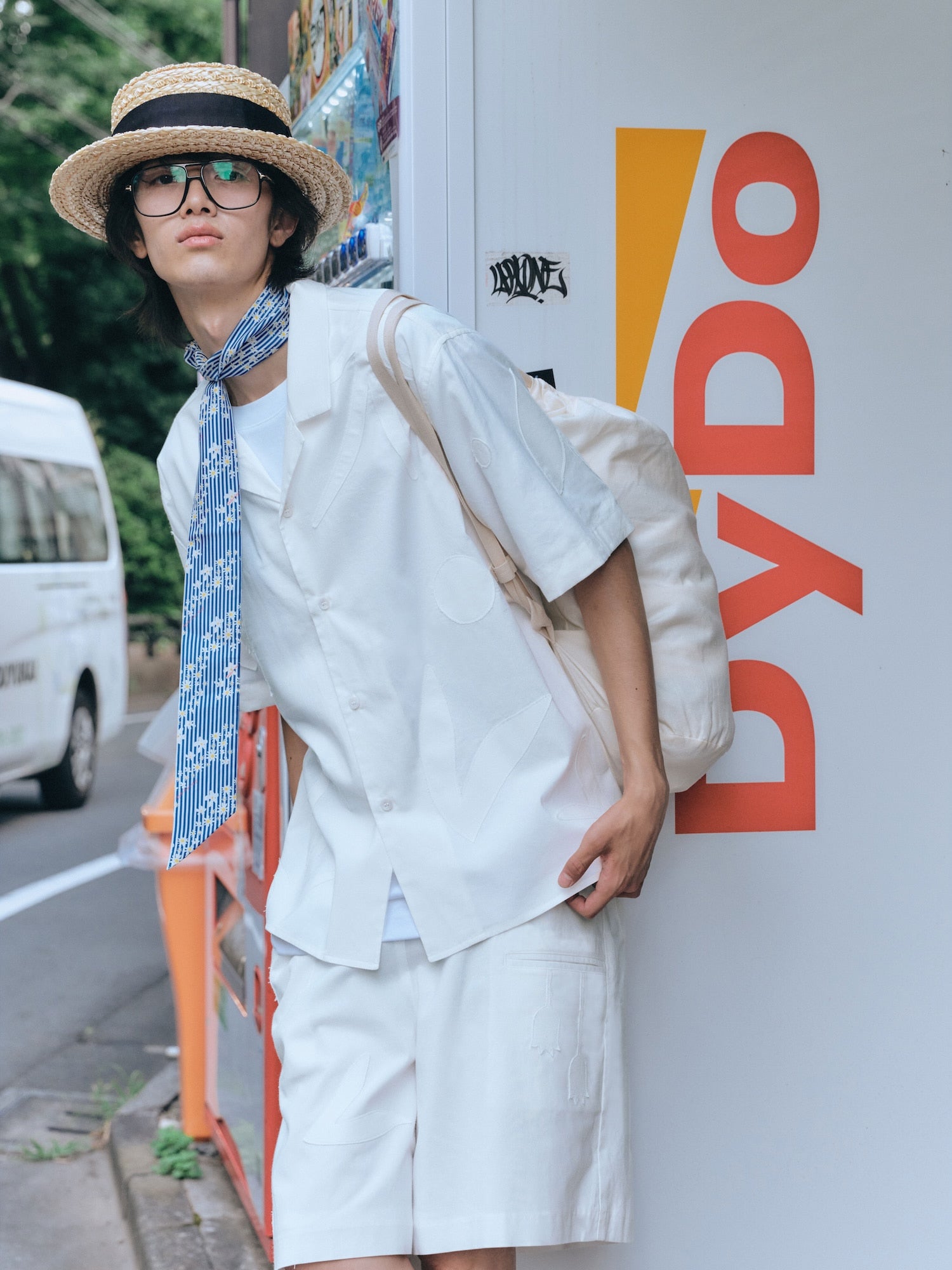 Stu - Garden Patch Shirt (Cream) product image 11 | TRAB K-Fashion Australia