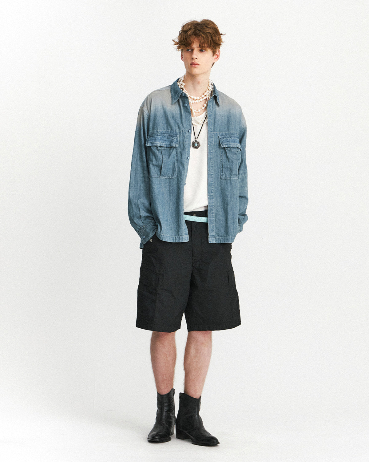 Eastlogue - Army Field Shirts (Vintage Denim) product image 1 | TRAB K-Fashion Australia