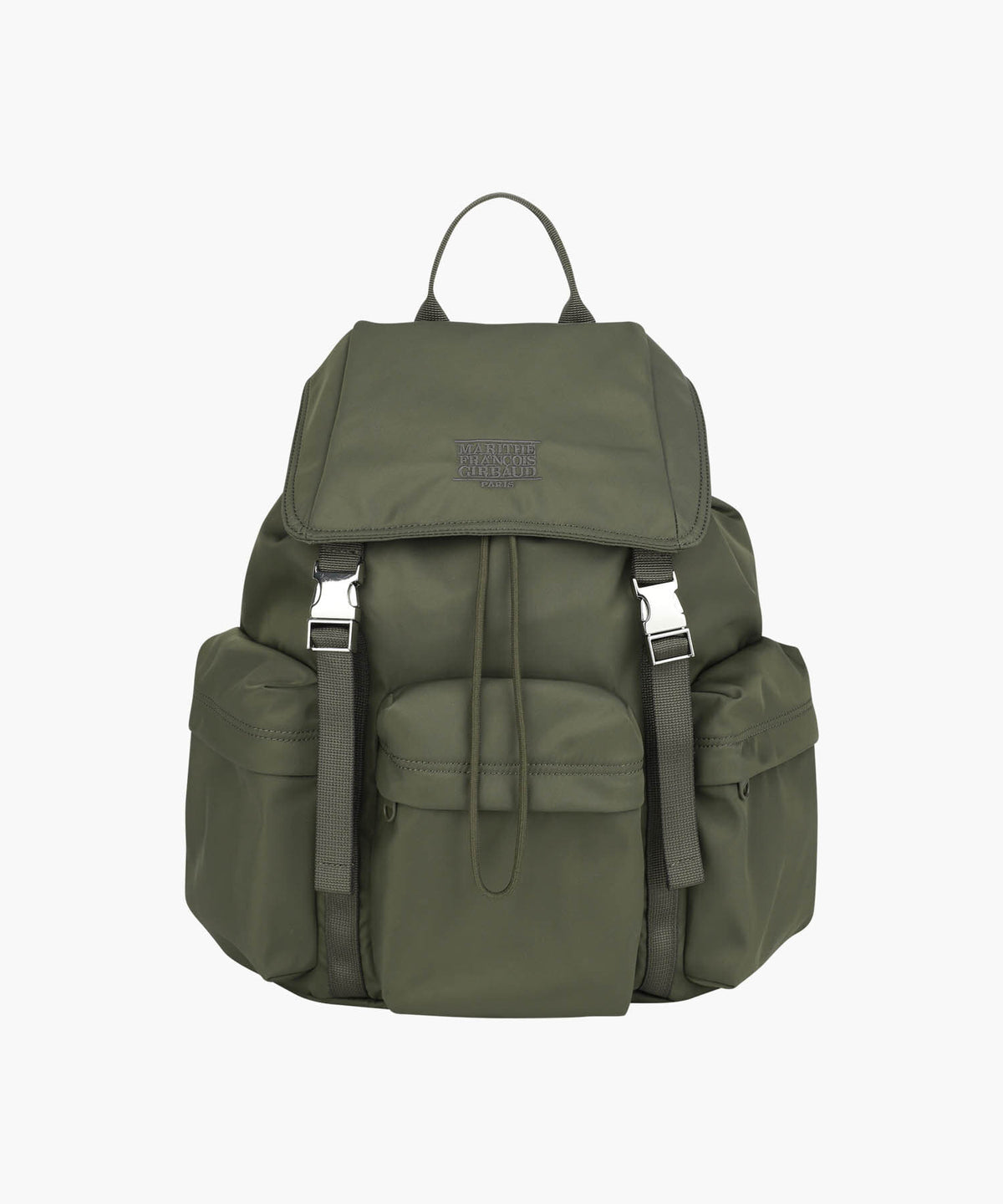 Marithe & Francois Girbaud - Classic Logo Metal Buckle Backpack (Khaki) product image 1 | TRAB K-Fashion Australia