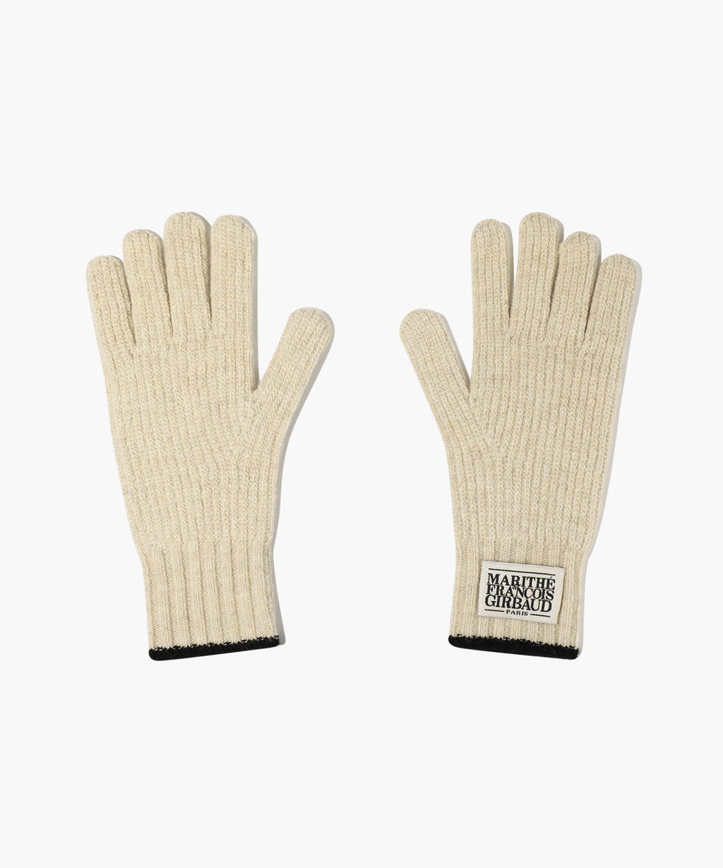 Marithe & Francois Girbaud - Classic Logo Glove (Beige) product image 6 | TRAB K-Fashion Australia