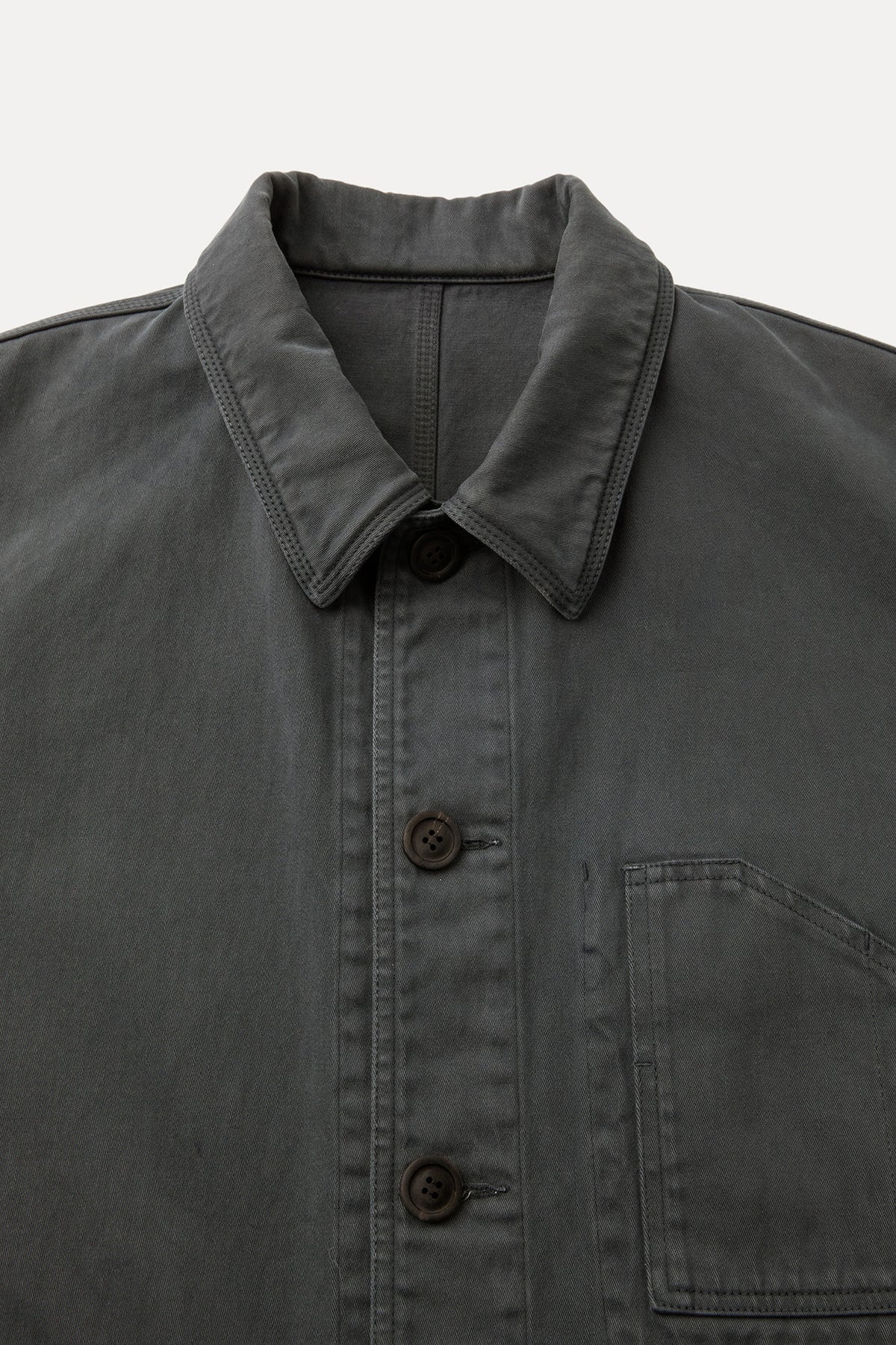 Coor - Dyed Moleskin Chore Jacket (Washed Charcoal) product image 5 | TRAB K-Fashion Australia