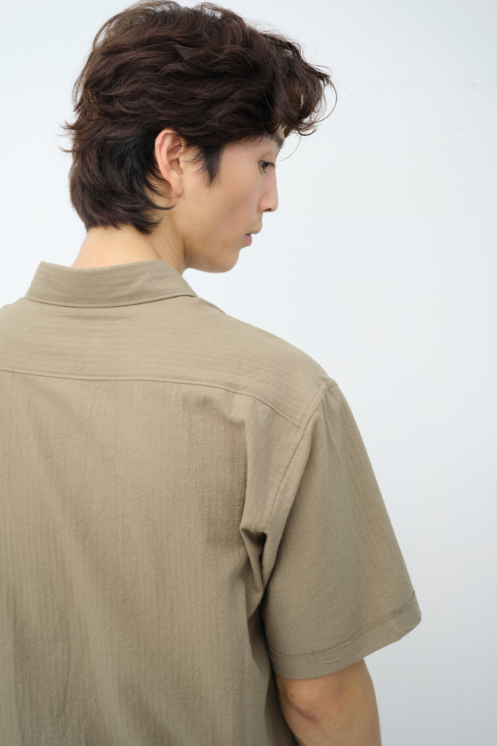Hatchingroom - Slash Shirt Herringbone Stripe (Desert) product image 6 | TRAB K-Fashion Australia