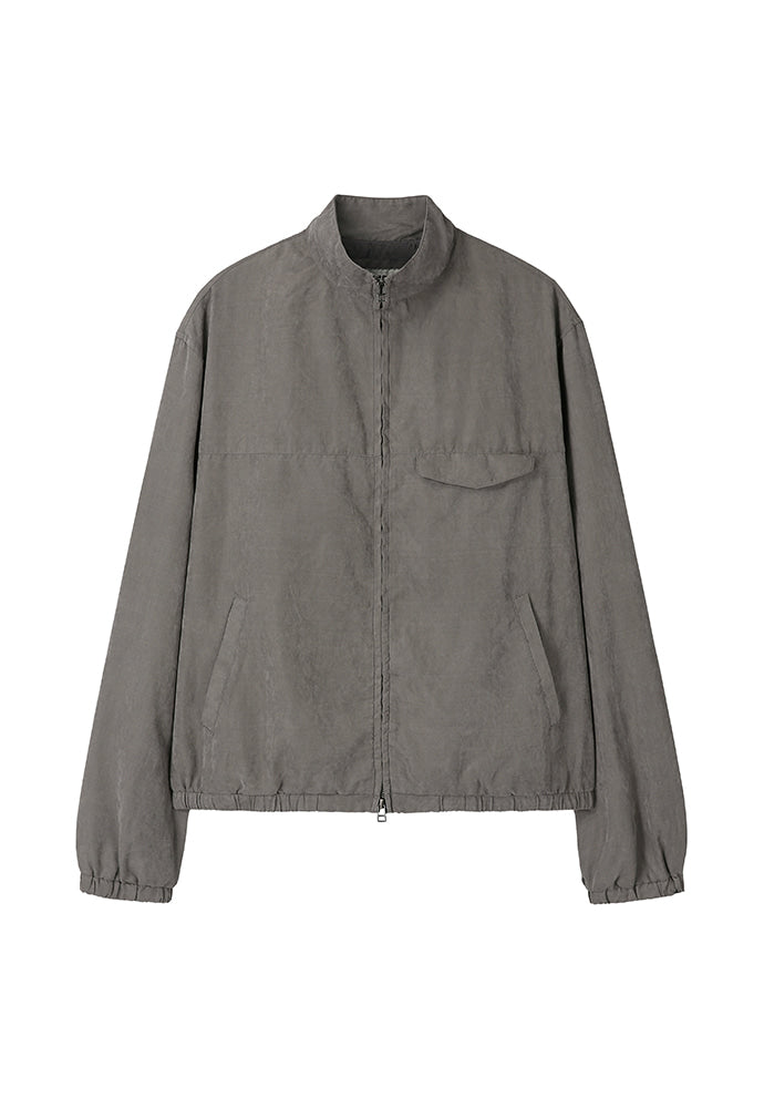 Art if acts - Washed One Pocket Blouson (Wood Grey) product image 7 | TRAB K-Fashion Australia