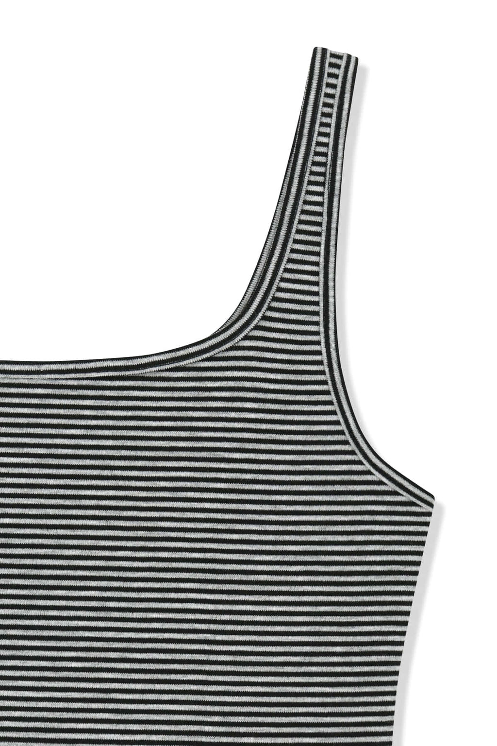Matin Kim - Square Neck Cropped Tank Top (Black) product image 3 | TRAB K-Fashion Australia