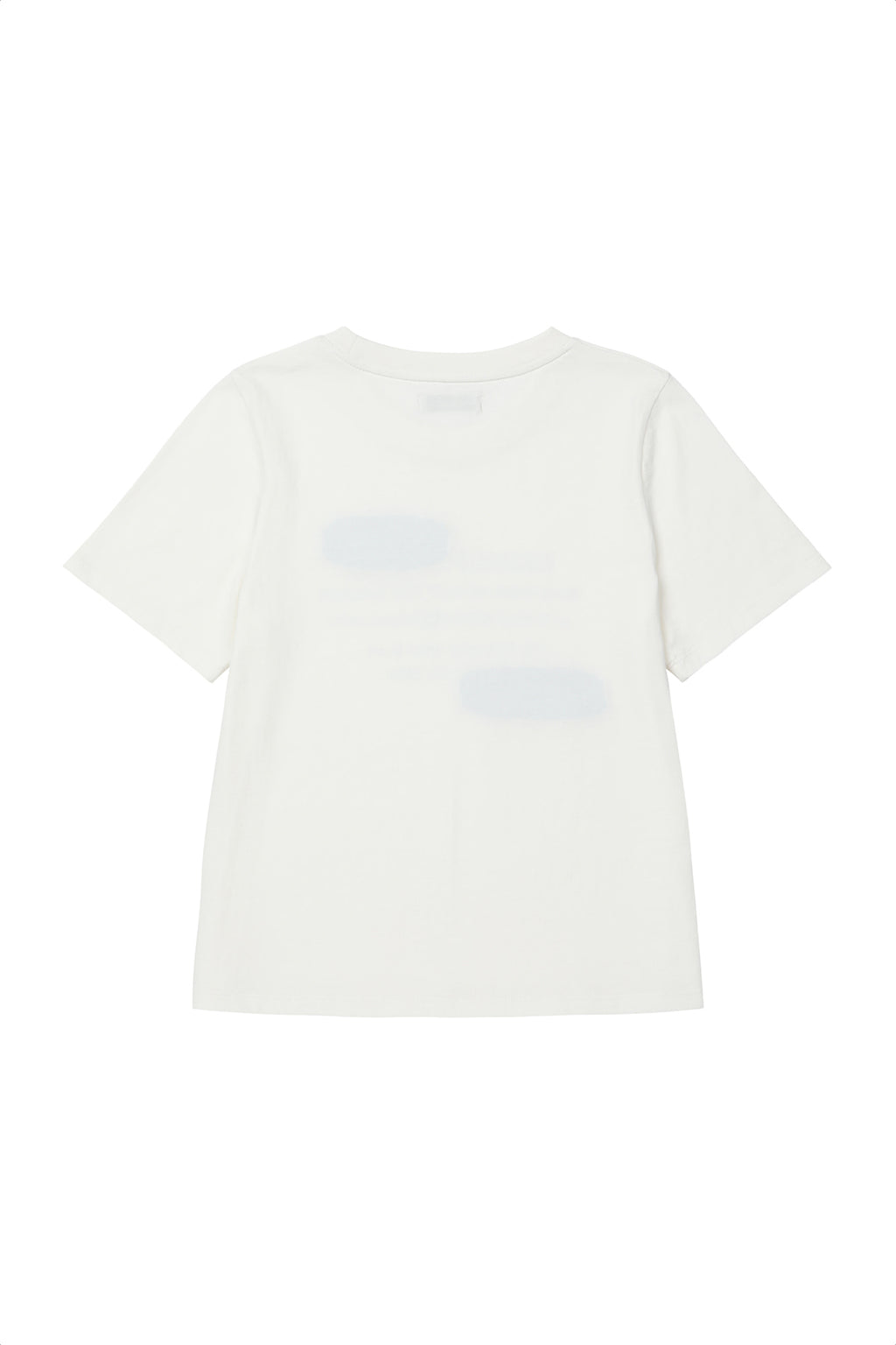 Deinet - Patched Lettering T-Shirt (White) product image 2 | TRAB K-Fashion Australia