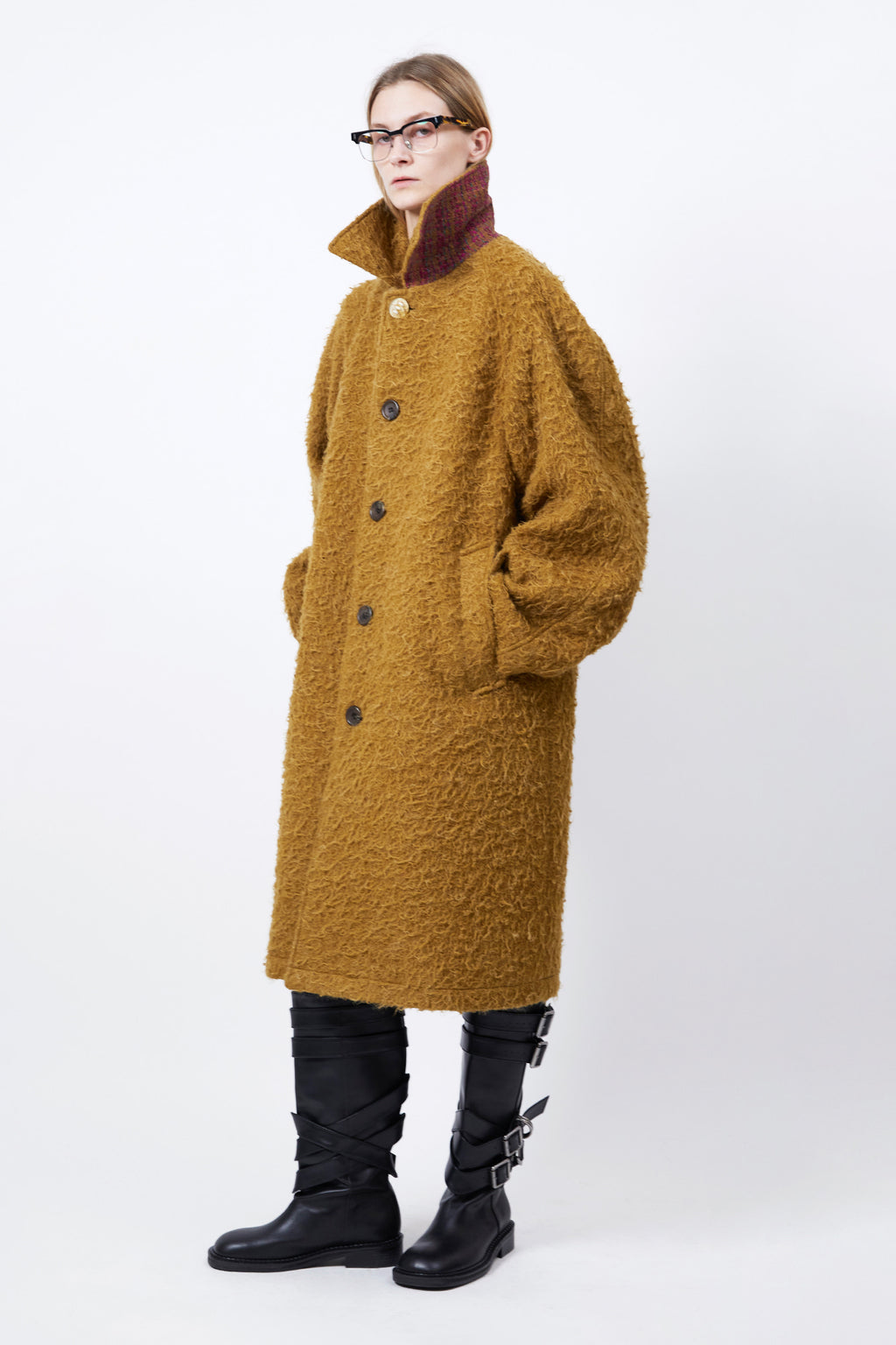 Andersson Bell - Unisex Casentino Raglan Coat (Brown) product image 16 | TRAB K-Fashion Australia