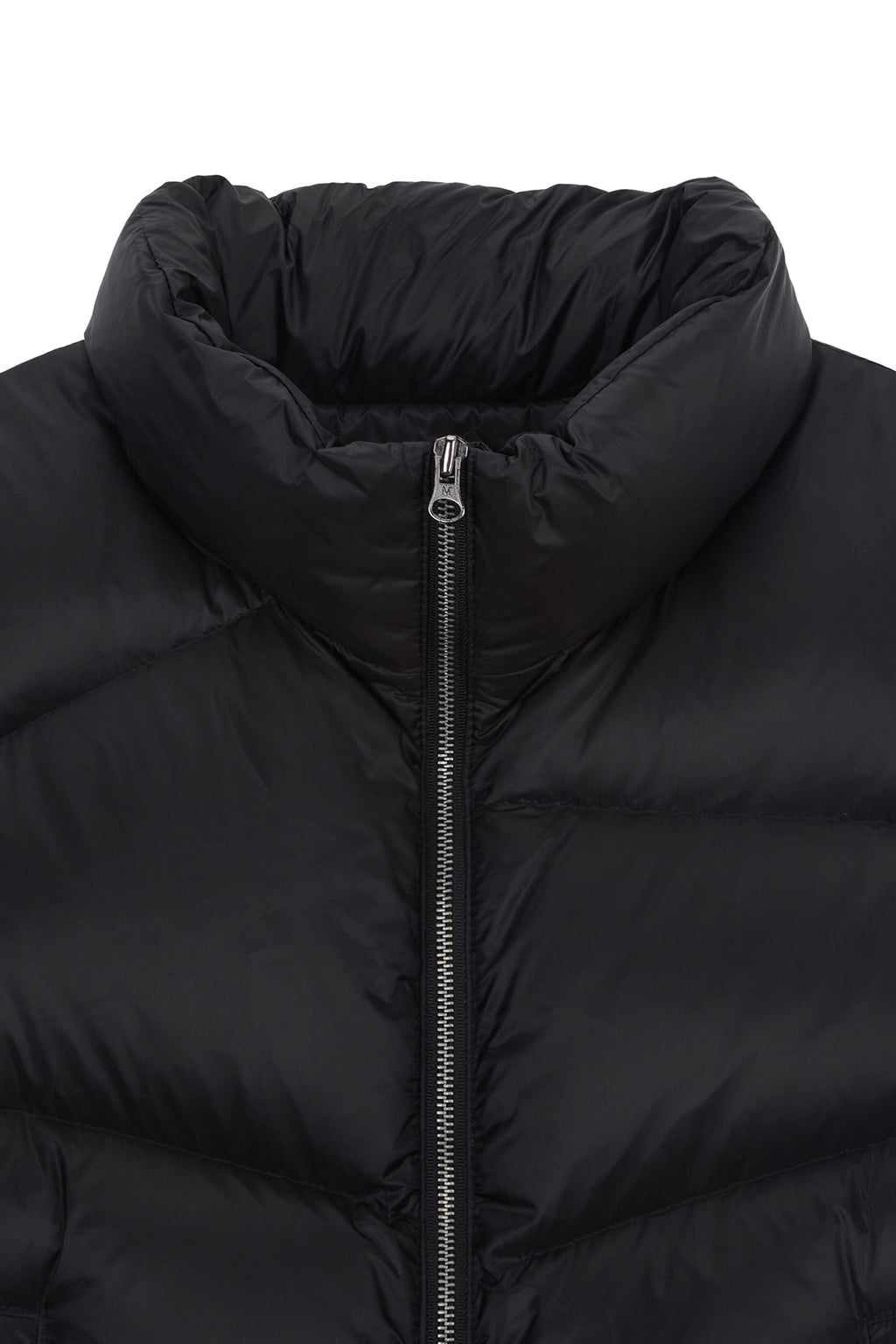 Matin Kim - Unbalance Quilted Down Vest (Black) product image 4 | TRAB K-Fashion Australia