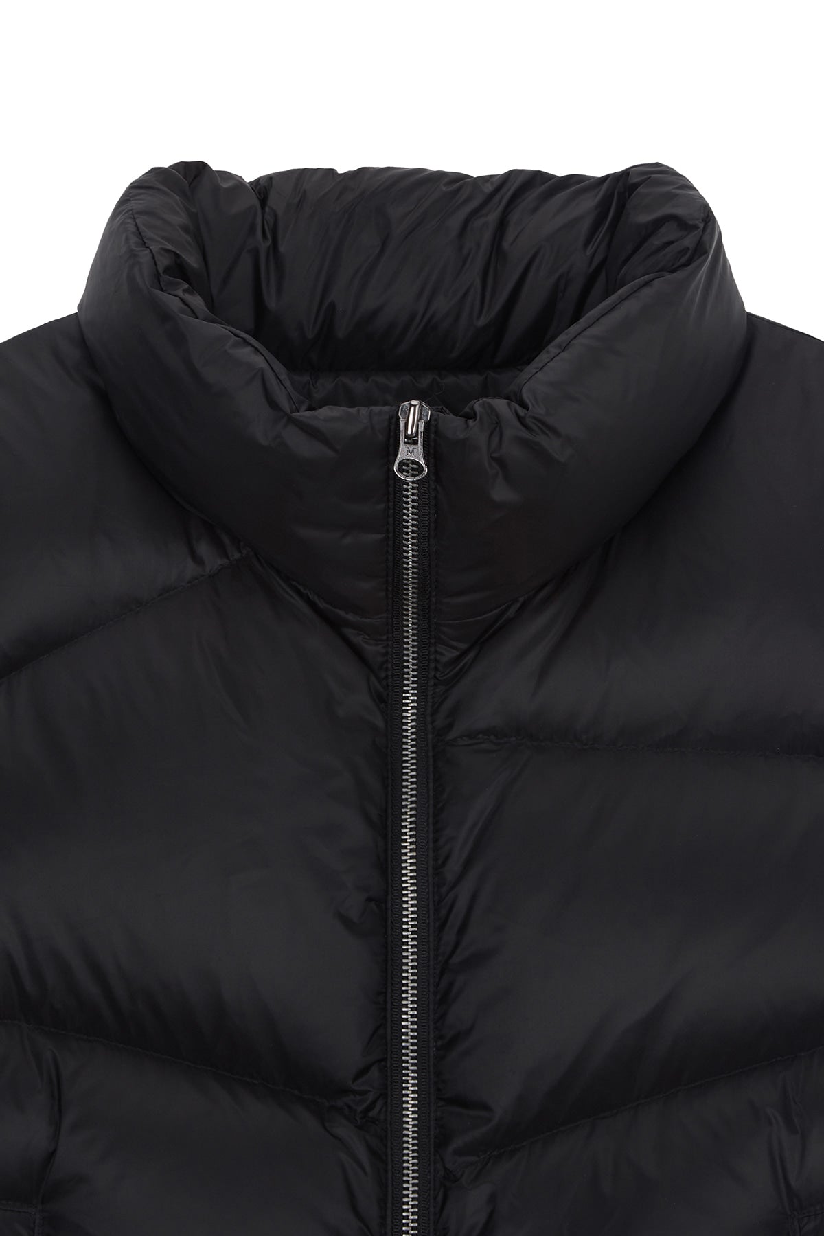 Matin Kim - Unbalance Quilted Down Vest (Black) product image 4 | TRAB K-Fashion Australia