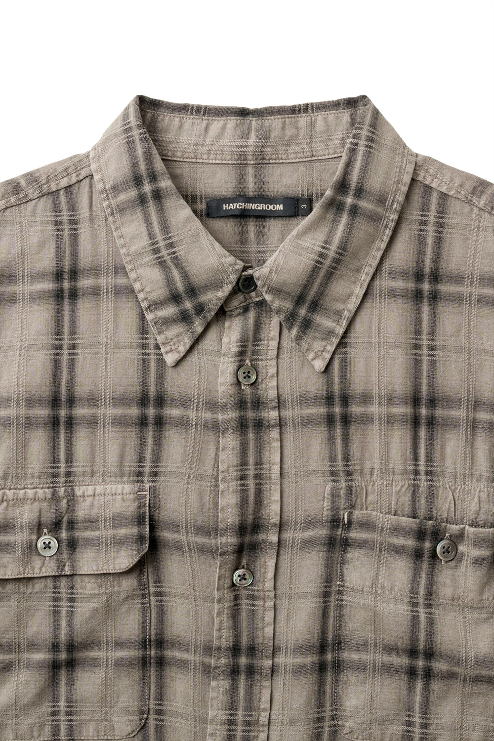 Hatchingroom - 2Pk Shirt 1/2 Over Dyed Check (Desert) product image 3 | TRAB K-Fashion Australia