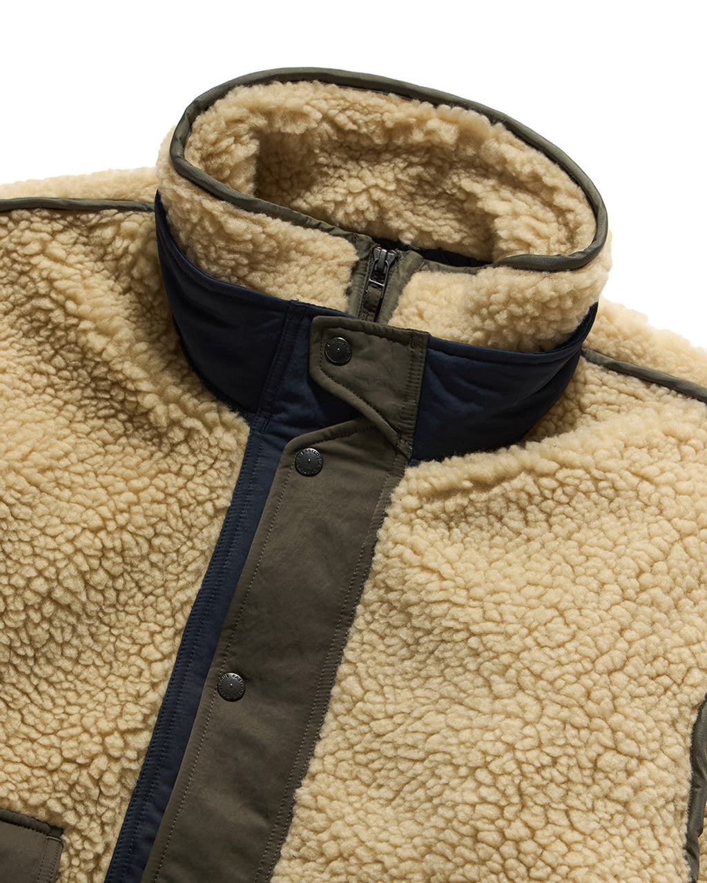 Eastlogue - Alpine Layered Fleece Jumper (Beige) product image 8 | TRAB K-Fashion Australia