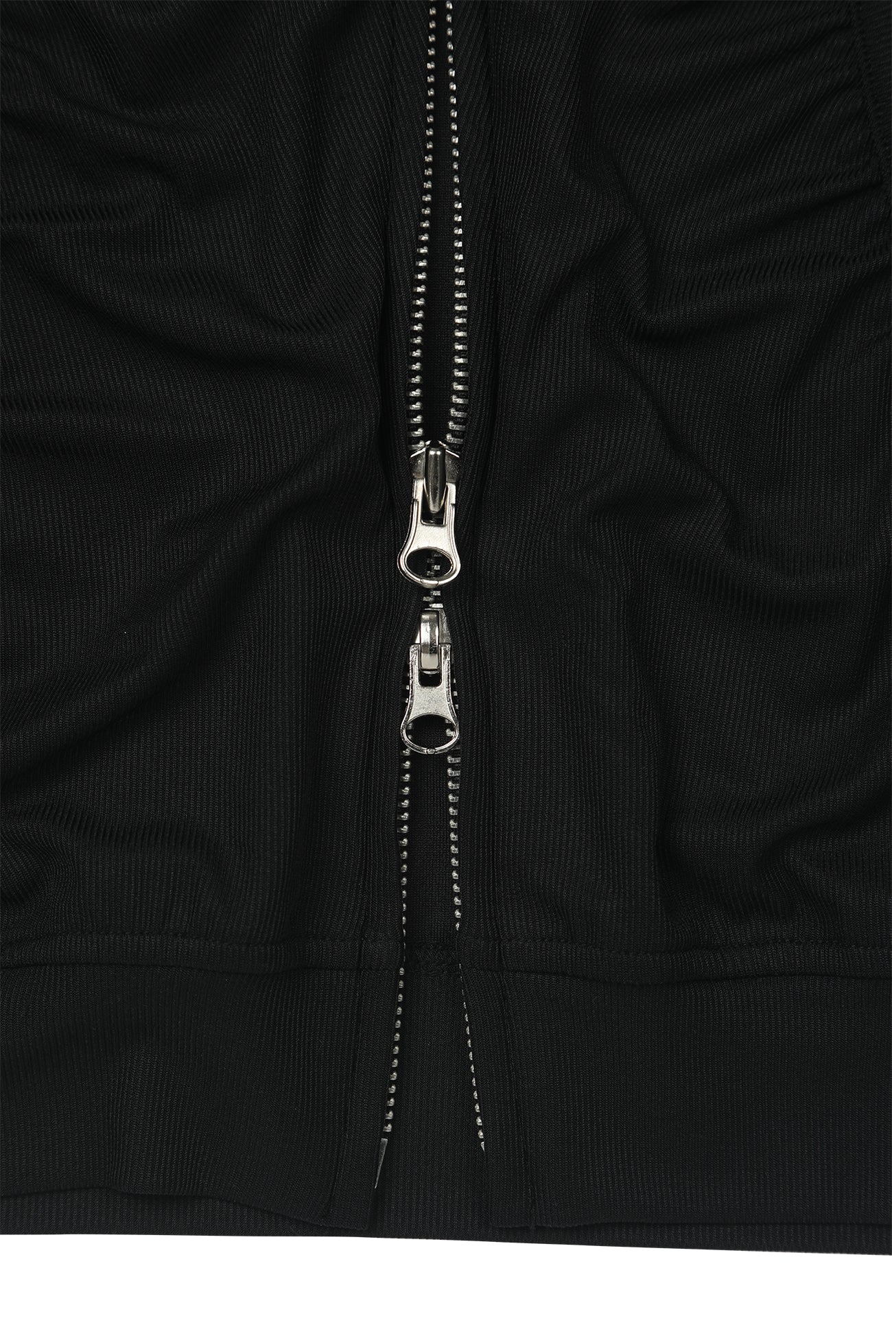 Deinet - Shirring Hood Zip Up (Black) product image 11 | TRAB K-Fashion Australia