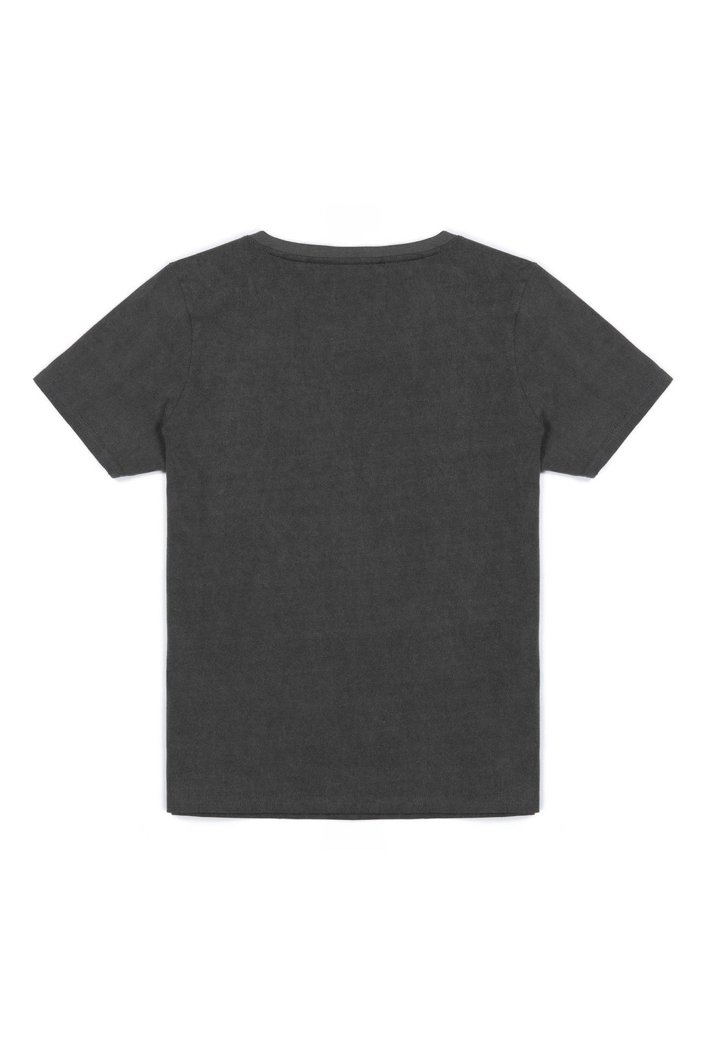 Ioedle - Tight-Button Boat Neck T-Shirt (Charcoal) product image 4 | TRAB K-Fashion Australia