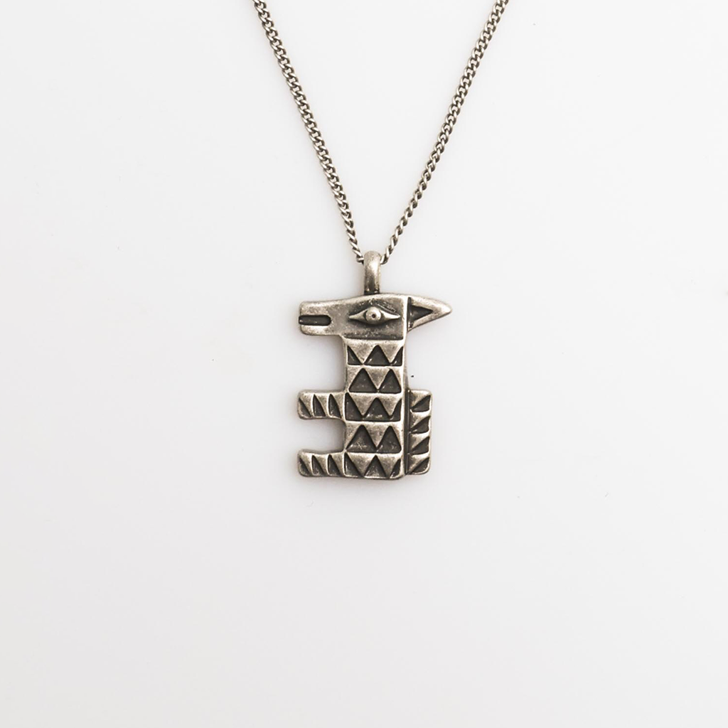 Towtow Archive - Watcher Totem Pendant Necklace Silver Burnish (OC) product image 1 | TRAB K-Fashion Australia
