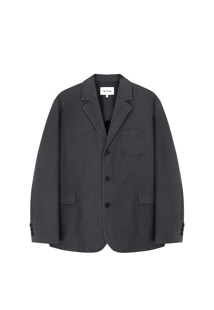 Art if acts - Washed 3 Button Blazer (Charcoal) product image 6 | TRAB K-Fashion Australia