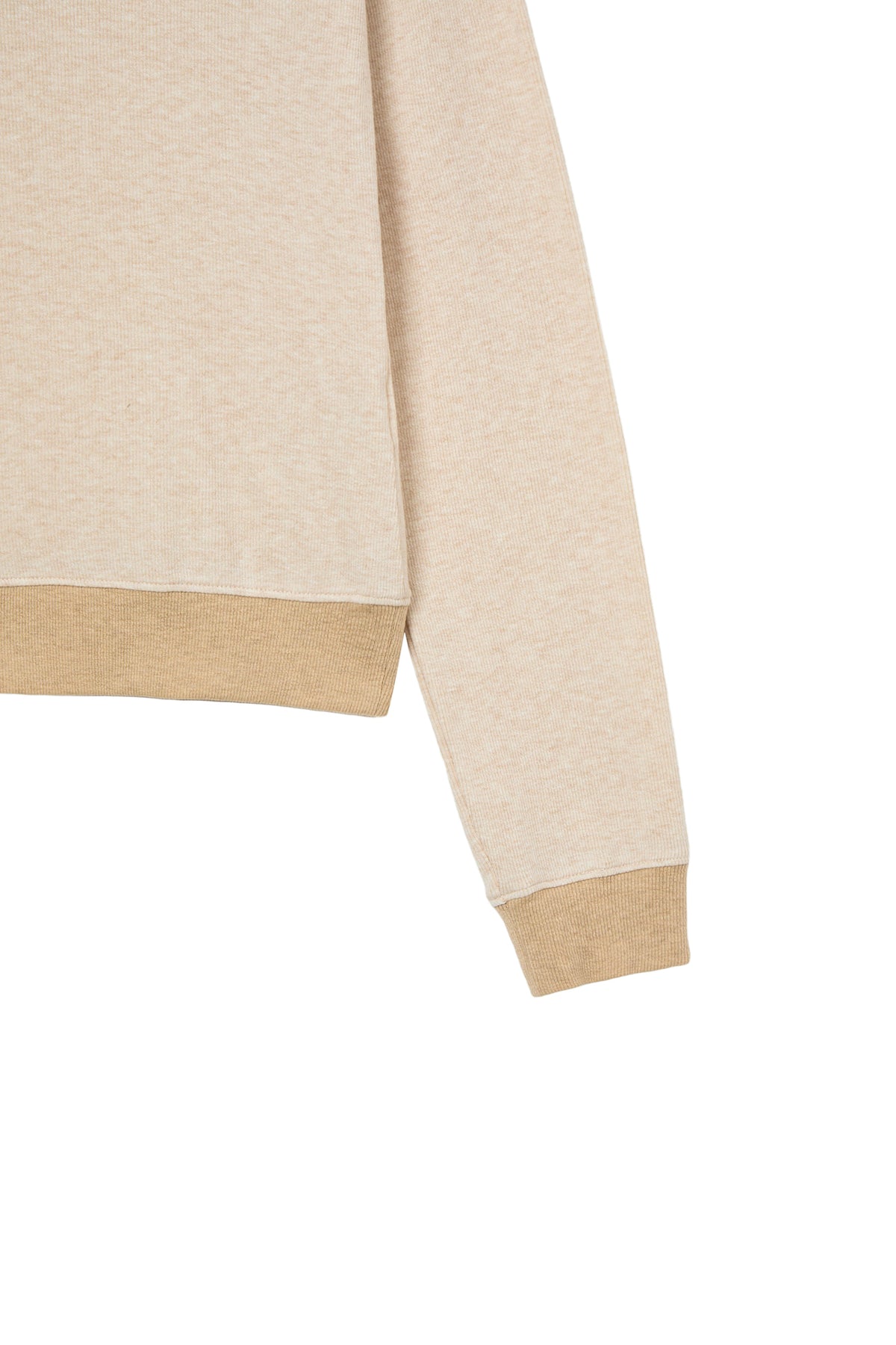 Deinet - V-Neck Hoodie (Beige) product image 5 | TRAB K-Fashion Australia