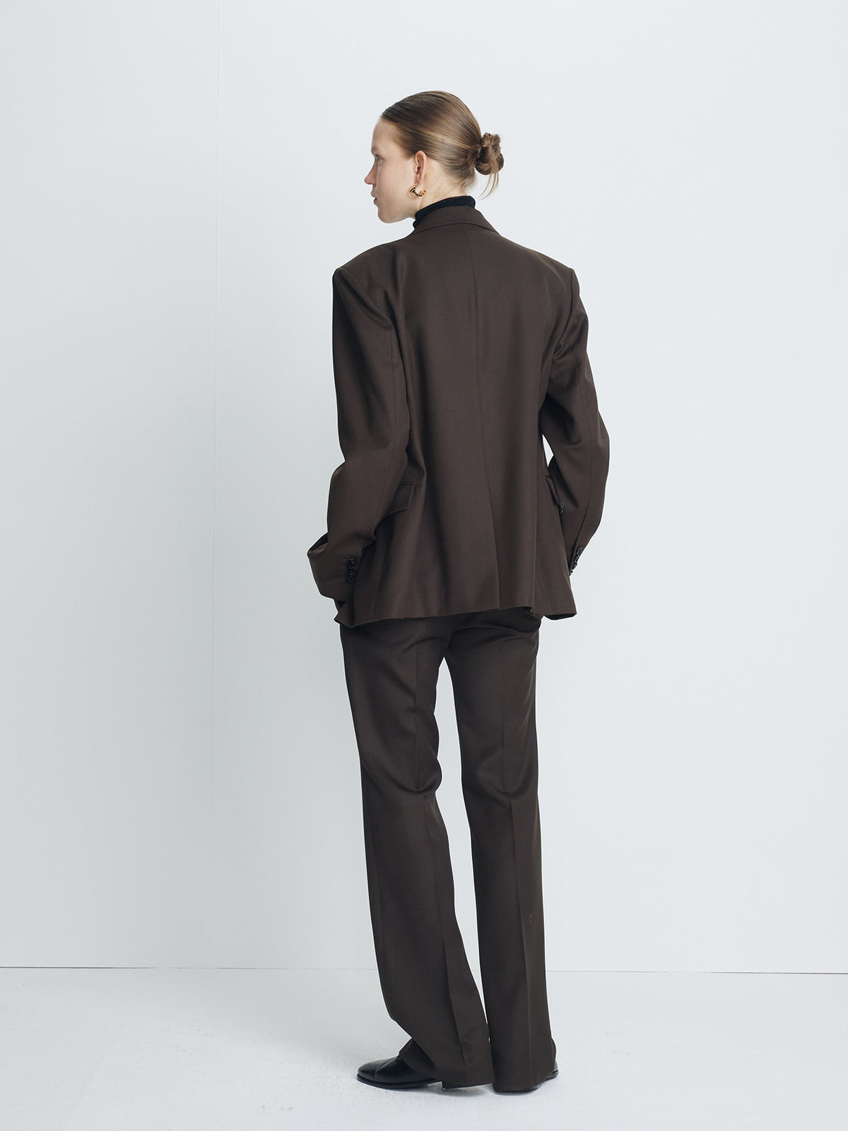 Tonywack - Single-Breasted Tailored Jacket (Brown) product image 3 | TRAB K-Fashion Australia