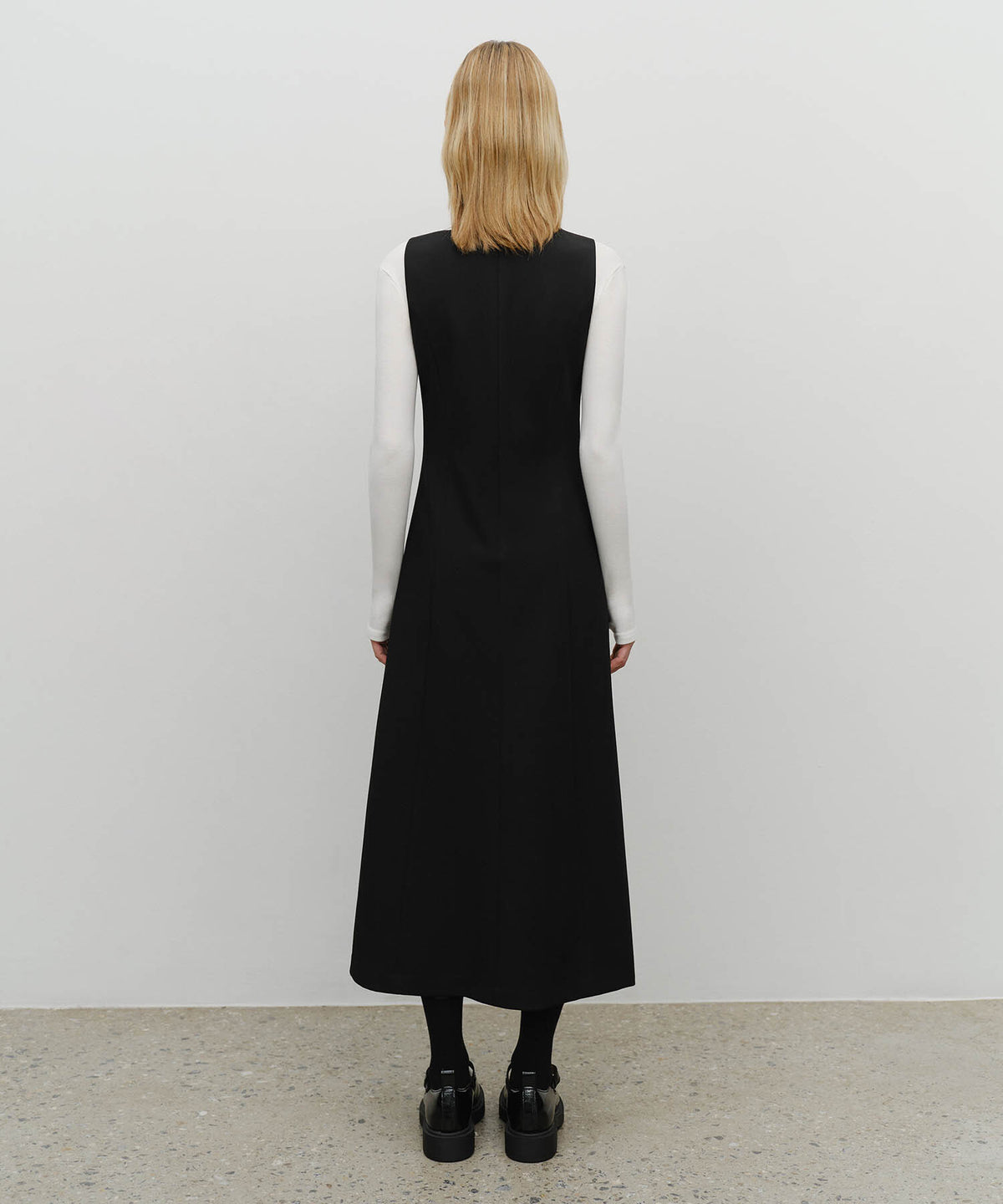 Marithe & Francois Girbaud - Sleeveless Long Dress (Black) product image 3 | TRAB K-Fashion Australia