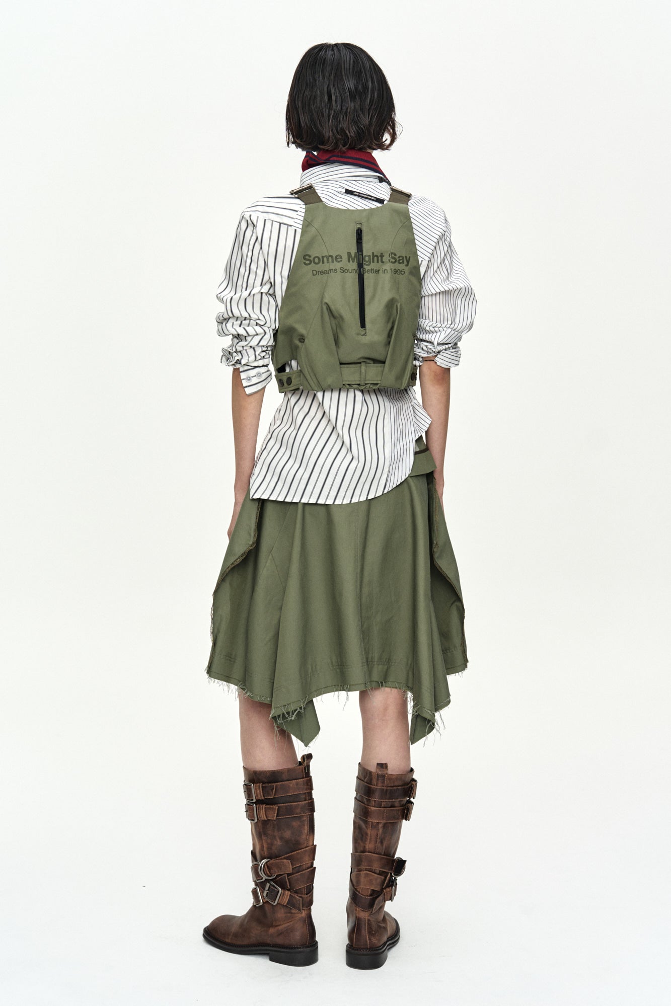 Andersson Bell - 'some Might Say' Utility Vest (Khaki) product image 4 | TRAB K-Fashion Australia