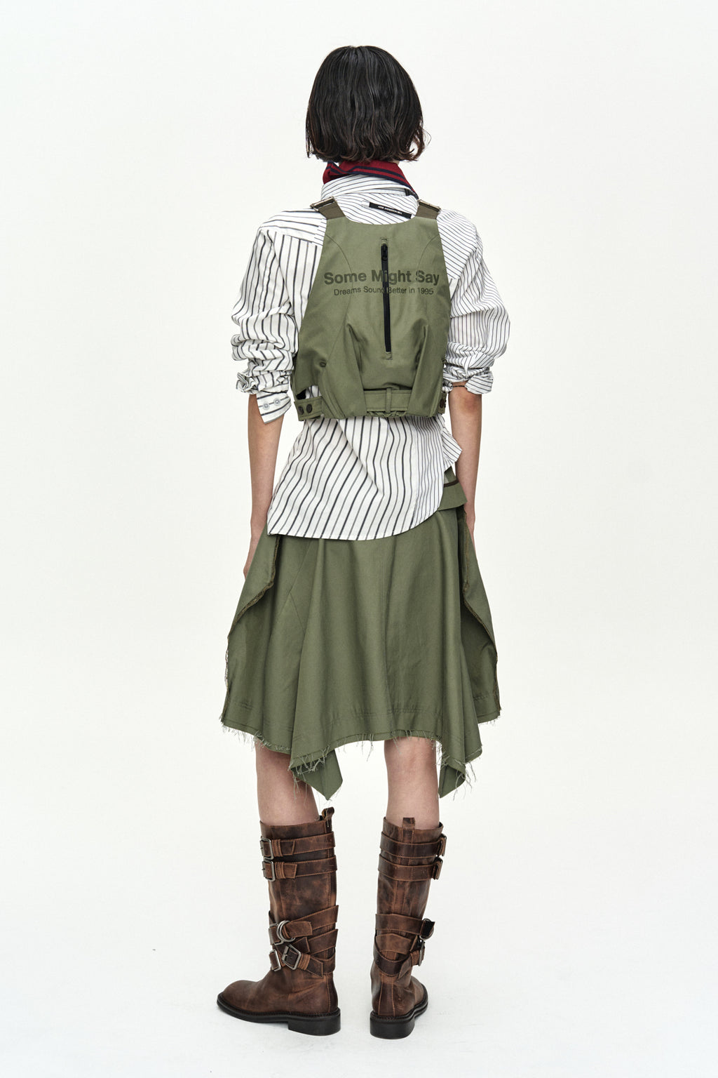 Andersson Bell - 'some Might Say' Utility Vest (Khaki) product image 4 | TRAB K-Fashion Australia