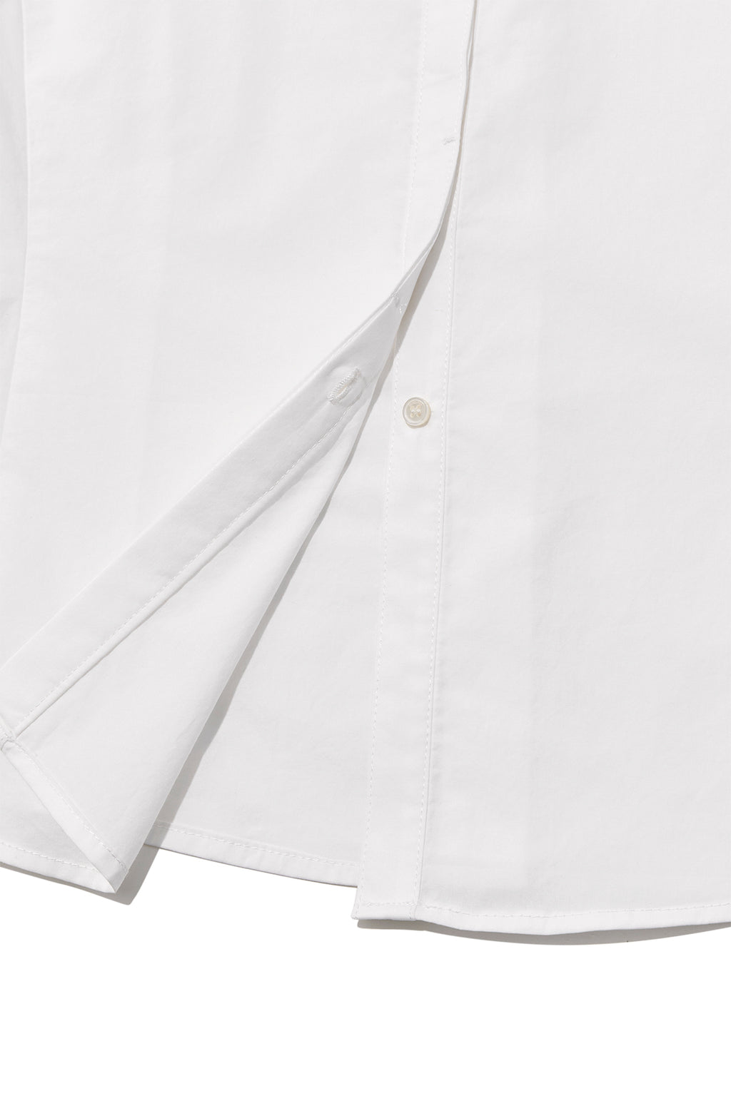 Matin Kim - Back Button Point Shirt (White) product image 6 | TRAB K-Fashion Australia