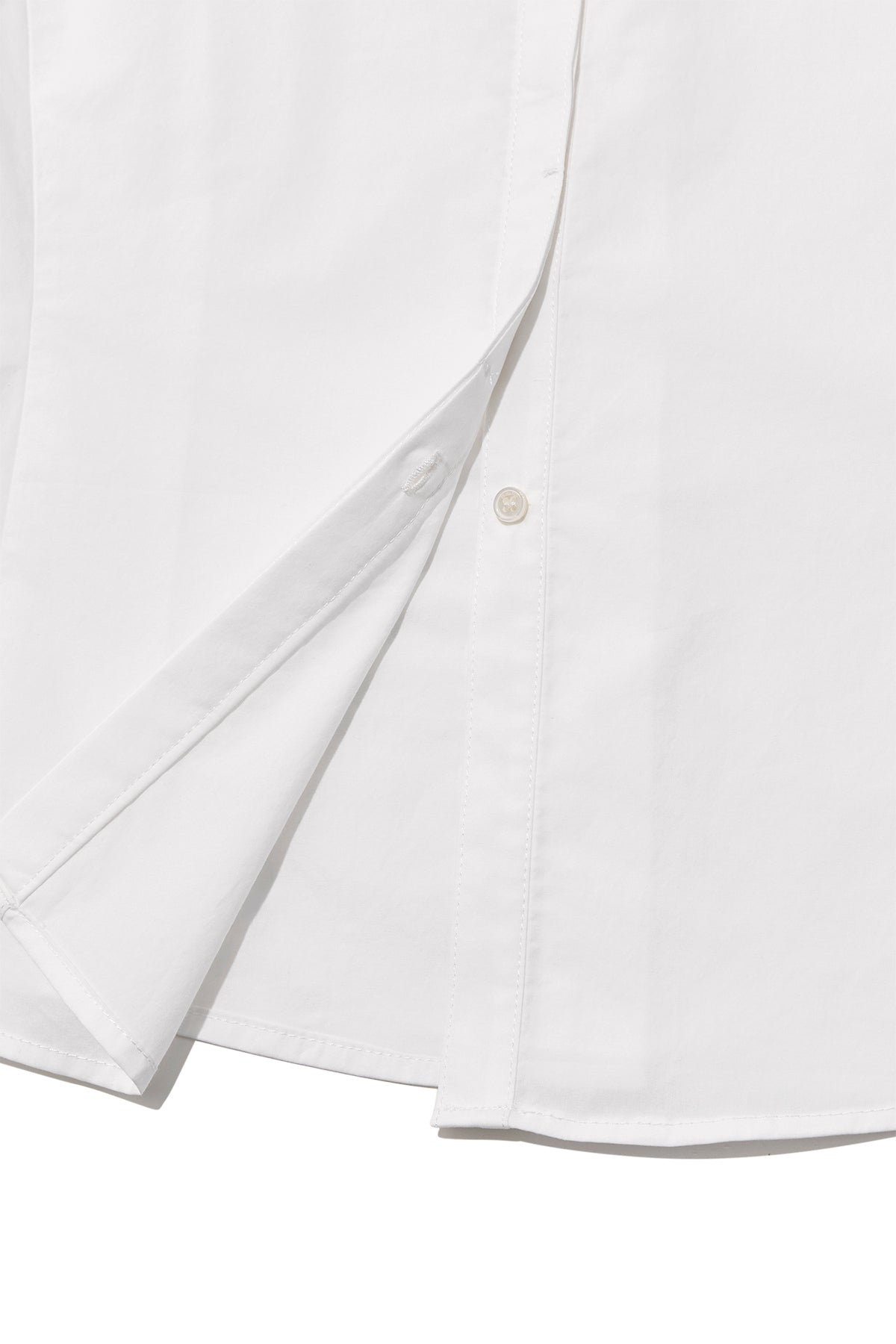 Matin Kim - Back Button Point Shirt (White) product image 6 | TRAB K-Fashion Australia