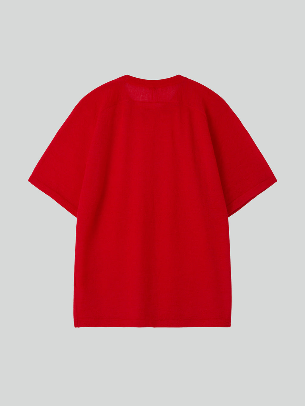 Recto - Rc Sheer Short Sleeve Knit Top (Scarlet Red) product image 7 | TRAB K-Fashion Australia