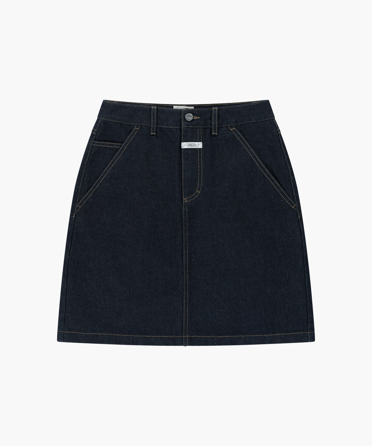 Marithe & Francois Girbaud - [Pre-order – Ships 30 Sep] H-line Denim Skirt (Indigo) product image 1 | TRAB K-Fashion Australia