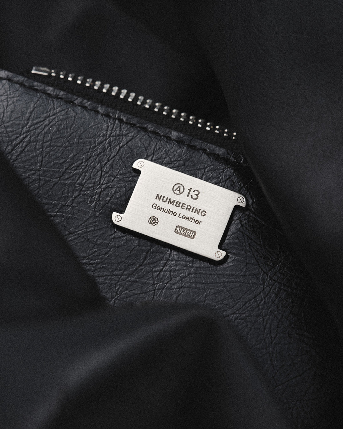 Numbering - Crackled Leather Bifold Wallet #1054 product image 2 | TRAB K-Fashion Australia