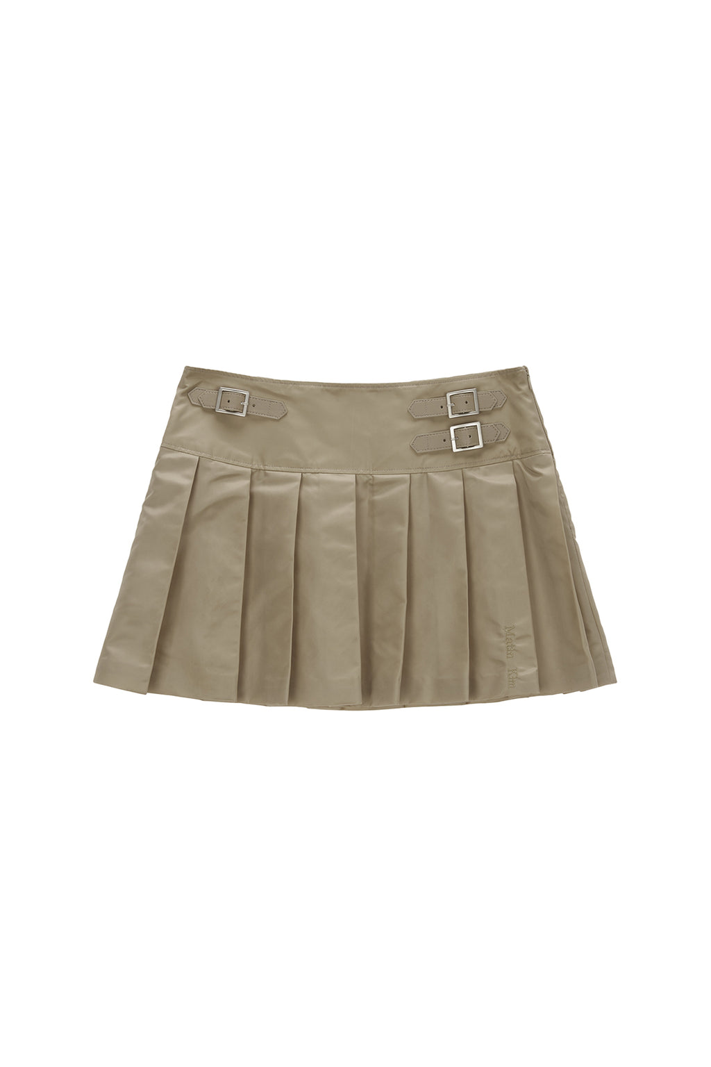 Matin Kim - Lowrise Pleats Mini Skirt (Black) product image 11 | TRAB K-Fashion Australia